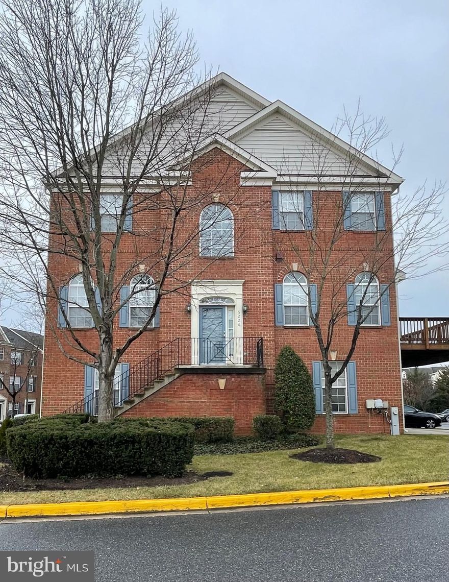 Picture Perfect Brick townhouse! Three levels of living,  2 car garage. Finished Rec Room, Deck. Upgraded kitchen w/ stainless steel appliances, Fireplace  in family room. Window treatment, wood floors..Need I say more? This end unit is worth seeing!
No Pets!
**Pool passes are NOT included in lease**