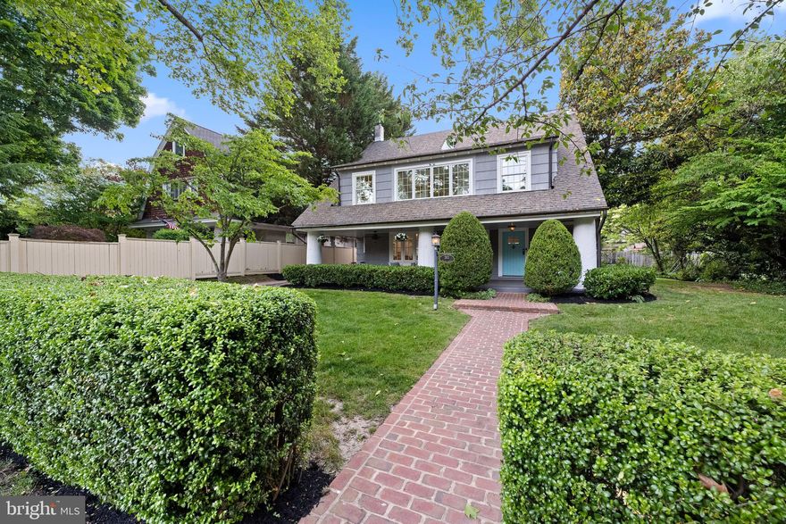 Welcome to 203 Midland Avenue in the coveted South Wayne neighborhood! Situated on a convenient "Walk-To Wayne" tree lined street this "move-in" ready home quickly draws you in through its inviting covered porch featuring a newly added swing. Once inside, the updated and open floor plan allows for comfortable flow from room to room and all of your entertaining needs. The large Living Room features a gas fireplace and French doors which open to the flat back yard with beautiful flagstone patio and pergola. The Living Room seamlessly flows into the spacious Dining Room with corner built in. The Dining Room leads into a Butler’s Pantry bar and beautifully remodeled Kitchen with marble countertops and stainless appliances. The Kitchen also boasts a cozy dining area with built-in banquet. The rear kitchen door gives easy access to the detached two-car Garage. As you ascend the staircase be sure to notice the grand mirror which has been passed down from owner to owner. The Second Floor has a light filled Primary Bedroom suite with luxurious remodeled Bathroom featuring double vanity sinks, a large Carrara marble steam shower and soaking tub. You’ll have ample storage space between two-bedroom closets and a large walk-in customized closet. The Second Floor offers two additional Bedrooms, classic updated Hall Bathroom and convenient Laundry. The Third Floor is great flexible space with full renovated Bath that can be used for endless purposes – a fourth Bedroom, Office or Home Gym. The Lower Level provides great storage and direct outdoor access through Bilco doors. Don’t miss your opportunity to see this wonderful home offering all the modern amenities for today's living with the charm and details from a home built in historic South Wayne. Professional photos coming June 7. All showings start June 8 at 12pm.