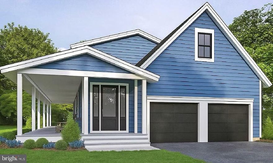 Designed to optimize water views of the Tred Avon and access to the community kayak launch and beach area is this to be built home. features an open floor plan with luxury vinyl plank on the main level.  Kitchen features an island, granite countertops and GE Profile appliance.  The exterior features Hardie plank siding, Andersen Windows and a covered porch. Centrally located between Easton and St Michaels and just a stone's throw from the Oxford Bellevue Ferry on the Tred Avon, one of Talbot County's premier waterfront communities with 13 half acre to 1.5 acre home sites. The community features its own private beach and kayak launch with nearby public park with playground and marina.