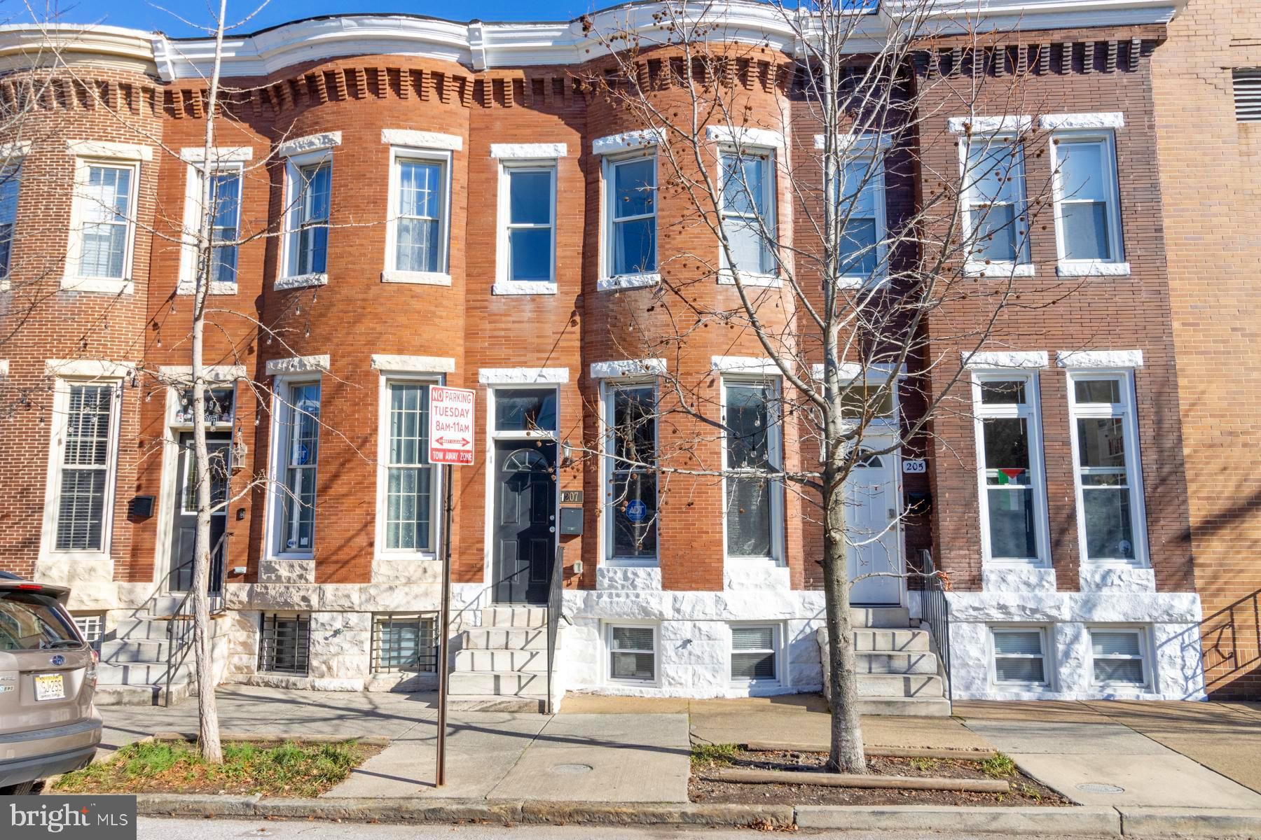 NEW PRICE: Beautiful updated 3-bedroom brick home located just a few blocks from Johns Hopkins Medical Center and Patterson Park! This home features high ceilings, recess lighting plus all rooms are filled with natural Light. Back Patio with private fence and a full basement with lots of potential for customization. Recent updates include kitchen with with S/S applicances, flooring on main level, bathroom, new roof on 2021, HAVC 2019, and more.
Conveniently located within a few minutes from Downtown, Fells Point and I-895/I-95. Luzerne is a wide street with diagonal parking for additional and easy parking.