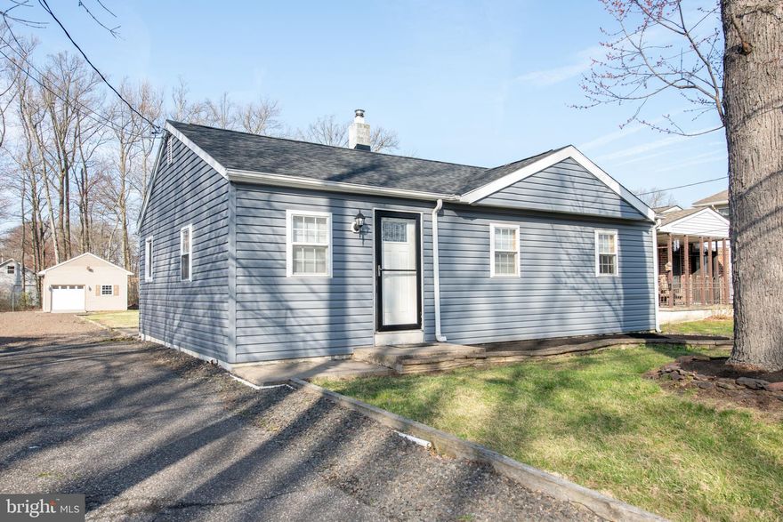Professional photos coming Friday!  Amazing updated Ranch home in the highly desired Eddington section of Bensalem. This 2 bedroom, 1 bathroom single story home has everything you need without the hassle of climbing stairs. This entire home has been updated and is freshly painted. As you enter the home you will find a large open Living Room area that seamlessly flows into the updated eat-in Kitchen, with granite counter tops, an abundance of cabinets, gas cook stove, stainless steel appliances, and a tiled floor. The laundry room is conveniently located between the living room and bedrooms. The spacious Master bedroom has beautiful Bamboo floors, and the second bedroom is also very nice sized with carpet flooring. The center hall bathroom is Tastefully updated with a full bath tiled floor, new fixtures and tub. This home has so many upgrades including: Newer roof, windows and vinyl siding, insulation, freshly painted interior, newer electric. Exit your kitchen back door to your extra Large Lot (60x200) with huge fenced backyard, gazebo, and Large Workshop with electric (size is 20 x 20 with 10 ft ceiling - could be used for a workshop, or man/woman cave or extra storage space. The Double wide driveway is long enough to store a boat, travel trailer, and if permitted a semi-truck. Great outdoor space for gardening, a patio for BBQs and plenty of room for family gatherings. With permits there is enough space to expand the existing home or even add a 2nd story. The crawl space has been waterproofed, and has a Sump pump. French drain in rear of house and Very Reasonable taxes! Move-in ready! Ideal location for commuting, just off of I-95, minutes to the PA Turnpike. Plenty of nearby restaurants, a mall, shopping centers and the Parx Casino.