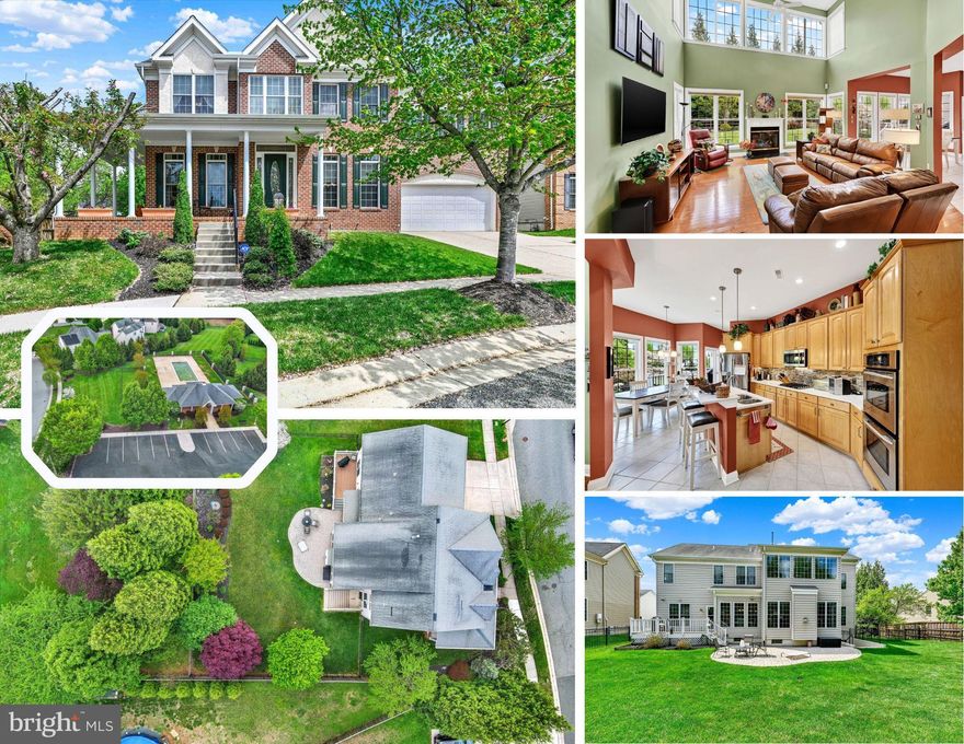OPEN 5/17/26 1-3 P.M.  Good things come to those who wait… and this one will be worth every second.

Currently receiving its final touches and set to debut in early summer, this stately brick-front Executive Series colonial in Moores Meadows was built in 2005 by Barry Andrews Homes of Lennar — a name known for quality craftsmanship, thoughtful floorplans, and homes built to stand the test of time.

The welcoming wrap-around porch sets the tone immediately. Timeless. Inviting. The kind of place where morning coffee tastes better and evenings stretch a little longer.

Step into the dramatic two-story foyer with hardwood flooring and elegant crown moldings, flanked by formal living and dining rooms ready for holidays, celebrations, and the kind of gatherings that fill a home with life. Ten-foot ceilings on the main level create an open, airy feel while preserving the classic layout buyers still crave.

At the heart of the home is the breathtaking two-story family room — grand in scale yet undeniably warm. A glowing gas fireplace anchors the space, making it perfect for movie nights, playoff games, holiday mornings, or simply unwinding after a long day. Open to the kitchen, it keeps everyone connected — whether you’re hosting friends, helping with homework, or just enjoying a quiet evening in. It’s impressive when full of guests… and incredibly comforting when it’s just home.

The gourmet kitchen is both beautiful and functional, featuring stainless steel appliances, generous cabinetry, a center island, large pantry, and a butler’s pantry/refreshment station that makes entertaining seamless. From here, step onto the low-maintenance deck and paved patio overlooking the beautifully landscaped, fenced rear yard complete with irrigation — private, polished, and ready for summer barbecues.

Flexibility is built in. The main-level den/library sits beside a full bath, offering a perfect first-floor bedroom option if needed. A separate office with custom cabinetry provides a dedicated, organized workspace without sacrificing living space.

Upstairs, the sweeping curved oak staircase leads to an expansive primary suite that feels like a private retreat. A sitting area, coffee/tea station, generous walk-in closet, and spa-inspired bath with soaking tub and separate shower create a true escape at the end of the day.  A second bedroom with a full bath and two additional spacious bedrooms sharing a full hall bath, and convenient upper-level laundry complete the second floor with thoughtful practicality.

The unfinished lower level offers high ceilings, a full bath rough-in, extra wide walk-up stairs to the rear yard make it easy to navigate furniture and construction materials while you build out your dream — home theater, gym, guest suite, recreation room — the framework is already in place.

And behind the beauty is substance: high-efficiency gas heat, dual-zone HVAC, insulated Low-E windows, radon venting, architectural roof shingles, and a two-car garage with insulated steel door — quality construction you can feel.

When summer arrives, the Moore’s Meadows community pool brings neighbors together and makes every season feel like vacation.  Located just blocks away from the Blue Ribbon Elementary School.

This isn’t just a house. - It’s space to gather. - Space to truly live!!!!  The hardwired window candles add the finishing touch!

Get ready — homes built like this don’t come along every day.