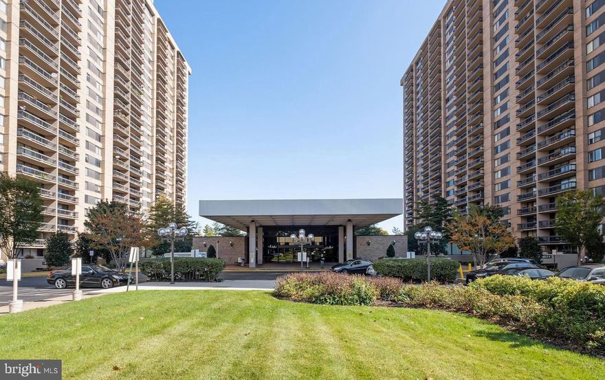 Spacious condo multiple renovations and upgrades , freshly painted, New AC Convertors, New light fixtures. New L/H/Wood flooring throughout the unit. Large  kitchen with granite counter tops, NEW stainless appliances, gas stove range, pantry.  Beautiful owner suite with huge walk-in closet, and renovated Full bathroom with large new vanity, ceramic tile stand/shower, tile flooring & new fixtures. The dining area has been converted to a small home office to fit the need of someone working from home, connected to a balcony with panoramic view filled with day light. ALL utilities included in the Condo fee, additional storage & Garage parking. Amenities include roof terrace, Pool, gym, 24-hours security, picnic areas, party rooms, fitness centers, sauna, steam rooms, billiard room and bike storage, luxury, convenience  24-hours concierge & Metro bus service directly from the lobby. Metro bus in front of the building.   Easy access to I-395, Shirlington, 7 Corners, Falls Church, the Pentagon, Crystal City, Mark Center, Amazon's Head Quarters,  Target, Giant, Food Star, World Market,   Home Goods, Starbucks and walking distance to many restaurants , shops, groceries,  also Alexandria Gateway is offering coming soon Harris Teeter. This is a great buy for the area. MUST SEE