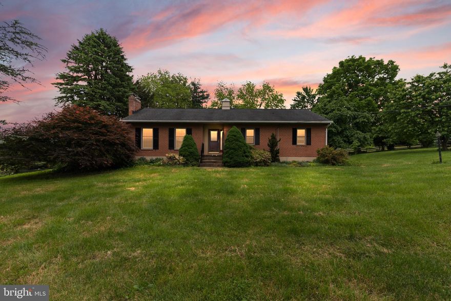 Charming, brick rancher with nearly 10 pristine acres in Harford County's picturesque horse country. Located within the My Lady's Manor Rural Legacy and Harford County's Priority Preservation Areas, this stunning property is nestled between preserved farms, ensuring pastoral views for generations.  
 
This ranch-style home exudes potential. It features a cozy living room with original moldings, custom built-ins, and a wood-burning fireplace, a screened-in porch patio, and a basement club room with a brick hearth and woodstove. Surrounded by a meticulously landscaped lawn with a canopy of mature trees, it offers a peaceful, private setting near Jarrettsville Pike, providing easy access to Hunt Valley, and Towson. An array of amenities, including parks, libraries, trails, golf courses, topiary gardens, polo fields, dining options, and breweries are within easy access.
 
The property offers a 36’ x 32’ barn, complete with stable and fenced pasture, perfect for equestrian enthusiasts, 4-H families, or individuals who dream of a serene farmette.
 
Free from covenants or restrictions, this property serves as a blank canvas for your dream country estate. Discover the endless possibilities awaiting you at this exceptional home.
 
Please note that the property is sold in its “as-is” current condition, and the owner will not undertake any repairs.