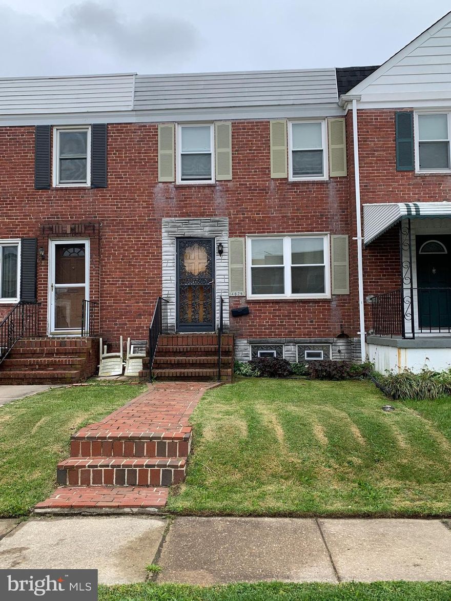 Currently tenant occupied. Tenant moves out by June 30th, 2021. Please wait for showing to be  confirmed.   Well maintained rowhome in well-established Belair-Edison conveniently located near local parks, playground, shopping, recreation, bus lines, and commuter routes, and is ready to be yours!!!  Very functional layout. The Finished Lower Level Has A Family Room/Potential 3rd Bedroom, Full Bathroom, & Laundry Room With Hookups. Bonus Features Include Fenced In Back Yard/ Back Porch For Great Outdoor Entertainment!