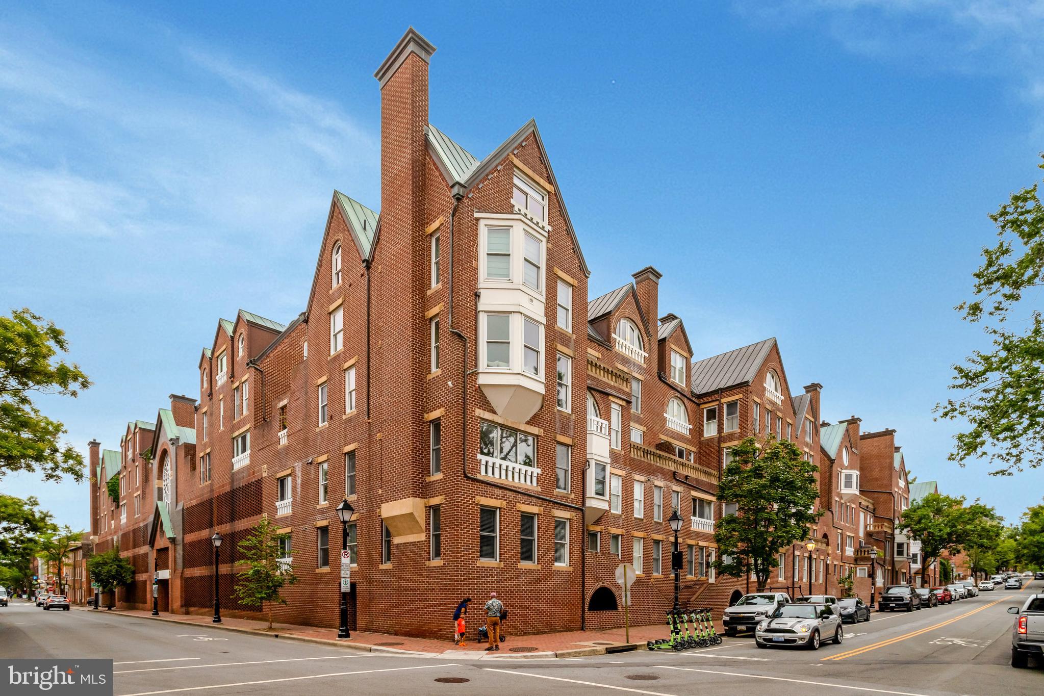 Welcome to 110 Cameron Street #101, a charming corner unit in the heart of Alexandria, Virginia. This exquisite property offers 1,012 square feet of thoughtfully designed living space, featuring one bedroom and one bathroom. With its prime location across the street from the waterfront, this residence provides convenient access to the vibrant shops and restaurants of Old Town. Upon entering through the private off-street entrance, you are greeted by a welcoming foyer that leads into a light-filled living area. The hardwood floors throughout add a touch of elegance, while the built-in shelving in the dining room offers both functionality and style. The renovated kitchen is equipped with stainless steel appliances, a built-in pantry, and abundant counter space, making it a perfect space for culinary enthusiasts. The bedroom is strategically separated from the living area by a hallway, ensuring privacy and tranquility. It features a walk-in closet, providing ample storage space. The renovated full bath is modern and inviting, enhancing the overall appeal of this move-in-ready home. Additional amenities include in-unit laundry, a wood-burning fireplace, extra storage, and dedicated parking, offering convenience and ease of living. The property's prime location allows residents to enjoy the best of Alexandria, with the waterfront just steps away and the historic charm of Old Town at your doorstep. This exceptional property is now available for sale, presenting a unique opportunity to own a piece of Alexandria's sought-after real estate. Whether you are a first-time buyer or looking to downsize, this home offers a harmonious blend of comfort, style, and location!