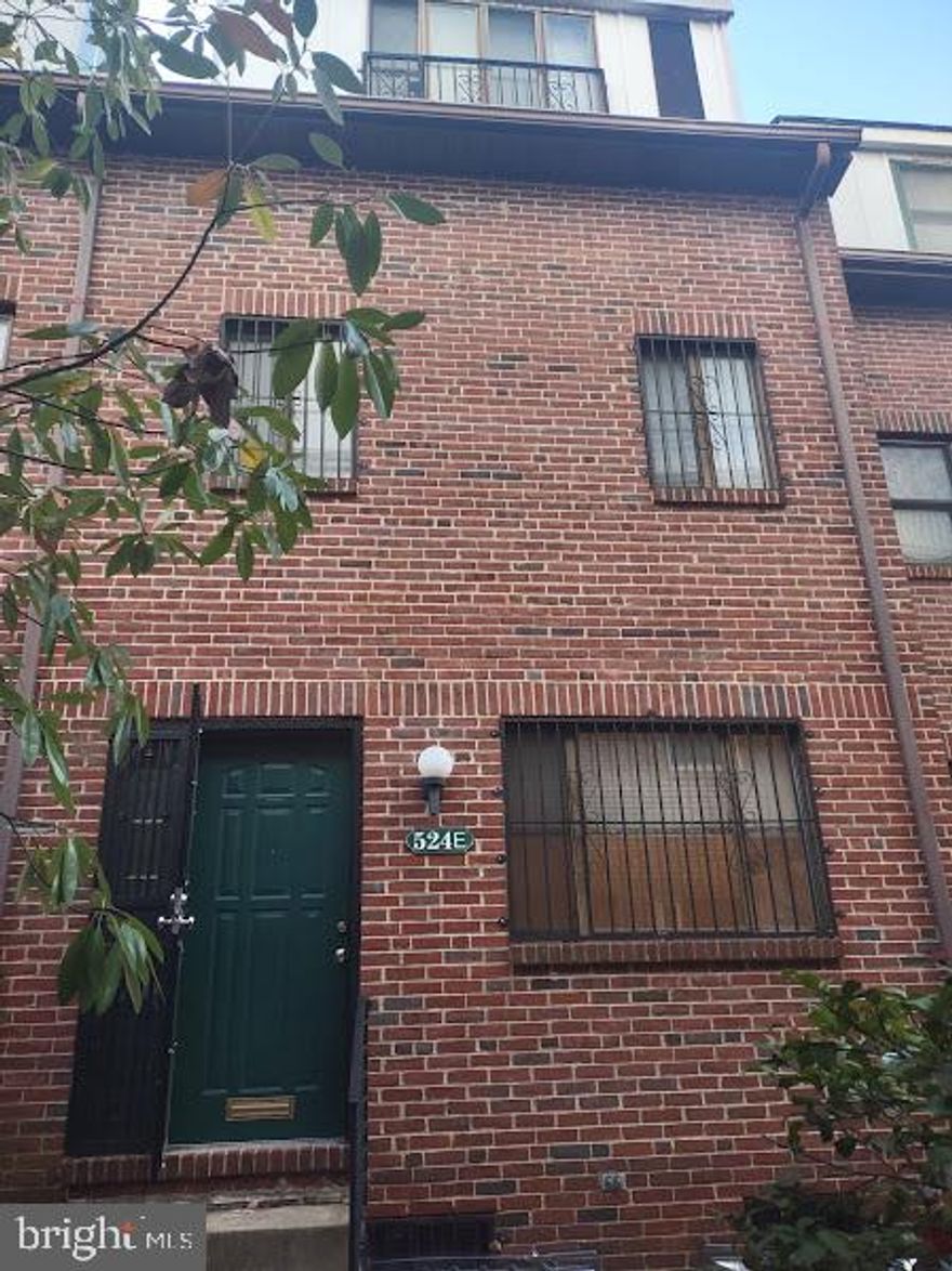 Look No further, rare opportunity to have a decent size home in the center of Society hill of south philly, Located in popular Randolph Court , ONE minute walking distance to South Street and Pine Street. This home is conveniently located and is a short walk away from Whole Foods, Washington Square Park, and many other amazing amenities that Society Hill has to offer.  
Lovingly  3 bedroom 2 1/2 bathroom townhouse with private GARAGE parking, you know how difficult to get a parking space in center city, and this one has its own plus additional parking space at the allay.  .This  3 1/2 level house has 3 decent size bedrooms, with closets , 2 bathrooms upstairs and one powder room lower level for guest use.  High ceiling which give a whole different level of home feeling that you won't find in other low ceiling houses.  The upper level boasts a huge master bedroom with vaulted ceilings, private bathroom. Current Owner had updated all newer windows with secure gates, new hardwood floor through out the house , All updated newer stainless steel appliances, new Washer and Dryer  as well as new HVAC system was just put in 2023..   This Home is move in ready condition. Don't just take my word for it, come to see and feel for yourself.  Houses are everywhere, but a good size house with a good location  with good price house does not come often.  You may have to wait for some years for another if you miss this one.