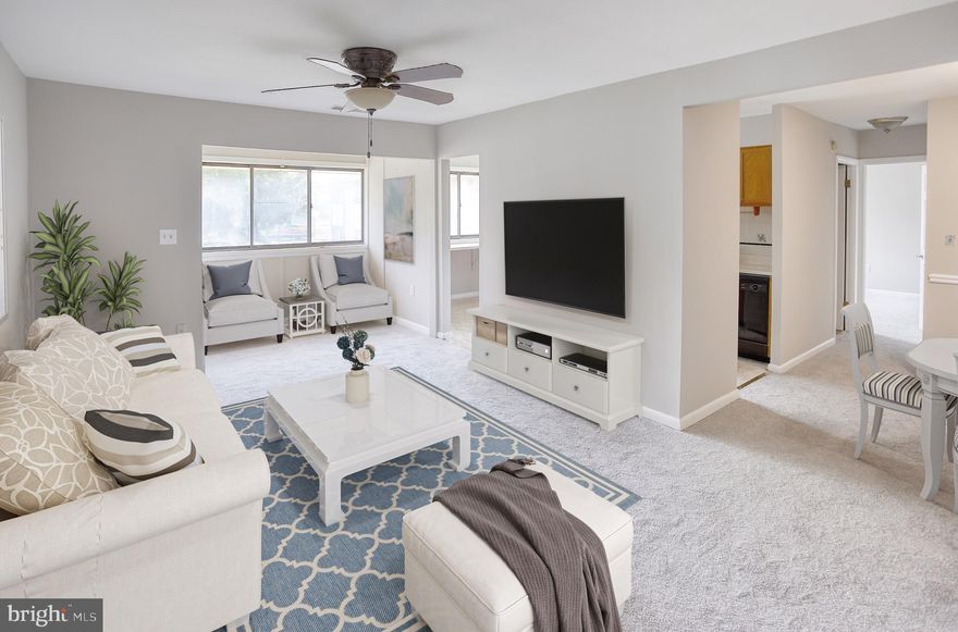 *MULTIPLE OFFERS IN HAND. OFFER DEADLINE OF SATURDAY 8/3 AT 10AM. Fantastic location for this recently updated 1BR condo in Bel Air! The entire unit was just freshly painted and had new carpet installed throughout. New vinyl flooring in Kitchen as well! Large living space with a separate dining area next to the kitchen. Washer and Dryer in-unit. Large walk-in hall closet for storage and a 16x11 Bedroom with dual closets. Community has a pool. Close to shopping, 95, downtown Bel Air, restaurants and more!