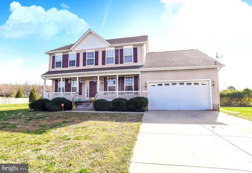 This spacious colonial is centrally located and easy access to shopping and commuting. Spacious floorplan with nice open foyer and large family room that backs to the 7th fairway on Chesapeake Hills Golf Course. Great vista views of the course. Check it out.