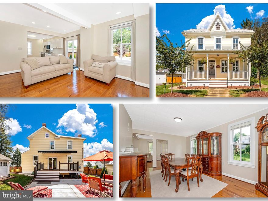 If you're yearning for a peaceful retreat, this beautifully renovated single-family home in the countryside is your perfect escape. With ample parking for guests and a fenced backyard oasis, you'll find relaxation and entertainment come effortlessly here. Host gatherings on the maintenance-free deck, complete with an electric awning and spacious patio. A large shed with electricity and dual garage doors offers plenty of room for your gardening tools, lawn mower, snow thrower, and more, while a dedicated garden area behind the shed awaits your herbs and vegetables.  The extended garage includes a workshop, providing additional storage space for all your needs. If you enjoy cooking, the gourmet kitchen is sure to impress, featuring granite countertops, new cabinetry, a cozy corner bench, a double sink, a stylish backsplash, and nearly new stainless steel appliances. This level boasts gleaming hardwood floors throughout, with ceramic tile in the laundry and powder rooms.  Storage is abundant with a closet under the stairs and an attic, allowing you to save on costly storage units. Upstairs, the owner's suite is a true retreat, complete with a luxurious bath featuring vinyl plank flooring, a beautifully tiled shower, and a granite-topped vanity. Each of the three bedrooms is equipped with ceiling fans, and a hall bath services the secondary bedrooms.  Relax on the extra-wide front porch and take in the serene pastoral views, all while enjoying a break from city life. Experience the best of country living in this exceptional home! BRAND NEW SEPTIC SYSTEM INSTALLED IN 2024.