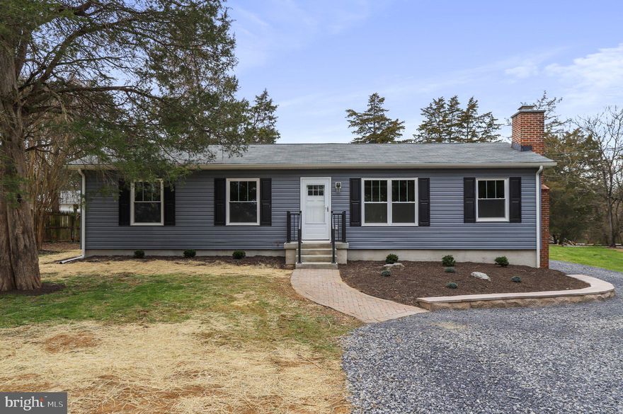 Welcome to your dream home in Jefferson County, West Virginia! This  rancher sits on a spacious 1.10-acre lot, offering the perfect blend of space and serenity. With 3 bedrooms and 2 1/2 bathrooms, this home provides ample room for relaxation and entertaining. Step inside to discover a haven of modern luxury, where everything is brand new. The stunning kitchen has new cabinets,  granite countertops, and a stylish backsplash, creating a culinary adventure. Each bathroom has been meticulously updated with contemporary fixtures and finishes. Throughout the home, new flooring and windows enhance the ambiance, flooding the space with natural light and creating an inviting atmosphere for everyday living. Nestled within this charming home is a cozy gas fireplace, accompanied by an accent wall that offers the perfect opportunity for personalization. The sellers are delighted to paint or stain the accent wall according to your preferences, ensuring that it seamlessly complements your unique style and vision. Outside, the expansive yard features a partially fenced area, providing privacy and security, while still allowing room for outdoor activities. Enjoy the spacious back deck, perfect for hosting gatherings or simply relaxing and enjoying the beautiful views of the surrounding landscape. With well and septic systems in place and no HOA restrictions, this property provides the freedom to live the lifestyle you've always envisioned. Don't miss your chance to make this extraordinary retreat your own – schedule a showing today!