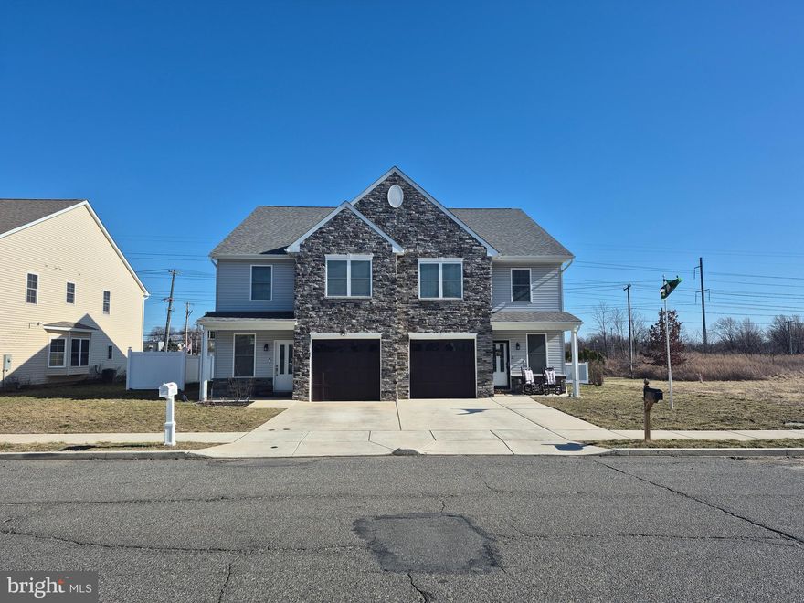 New Construction in Somerton.  2 story twin homes featuring 3 and 4 bedroom floorplan with 2 and 1/2 bathrooms.  4 homes to be built.  Eligible for City of Philadelphia 10 Year Tax Abatement.  First floor consists of living room/dining room, powder room, family room,  island kitchen with breakfast room, sliding glass doors to 8'X14' cement patio, one car garage with opener.  2nd floor features 4 spacious bedrooms including master bedroom with master bath suite, hall bathroom, and laundry room.  Hardwood floors throughout the first floor except for ceramic tile in the kitchen, oak stairs to hardwood flooring throughout the 2nd floor hallway.  All bedrooms are carpeted.  All bathrooms feature ceramic tiled floors with granite surfaces on vanities.  Kitchen features 42" wall mounted cabinets, granite surfaces on counter-tops and island.  All appliances supplied as follows: stainless steel gas range with microwave, dishwasher, garbage disposer,  refrigerator, washer, and dryer.  Estimated completion is September 2025.  Photographs are of  identical homes previously built at this location.