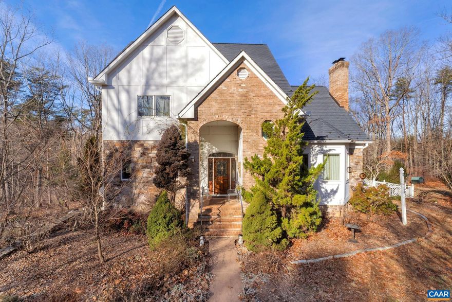 Discover the allure of 4019 Saddlewood Trail, Charlottesville, listed at $650,000 (MLS 648554). This 5-bedroom, 4.5-bath haven spans 2406 sqft on a sprawling 8.1-acre landscape. Escape cookie-cutter living; embrace individuality, where light-filled spaces and meticulous details create a haven for garden enthusiasts and those seeking a distinctive lifestyle. Outdoors, indulge in a four-season landscaping spectacle, requiring minimal maintenance. A true garden collector's dream, the property boasts 20 varieties of peonies. Inside, a rock fireplace adds warmth and character, emphasizing the unique nature of this home. Tall ceilings, tons of storage, Jacuzzi bath, Geothermal heating, and so much more sets this home above the others.,Oak Cabinets,Fireplace in Basement,Fireplace in Living Room
