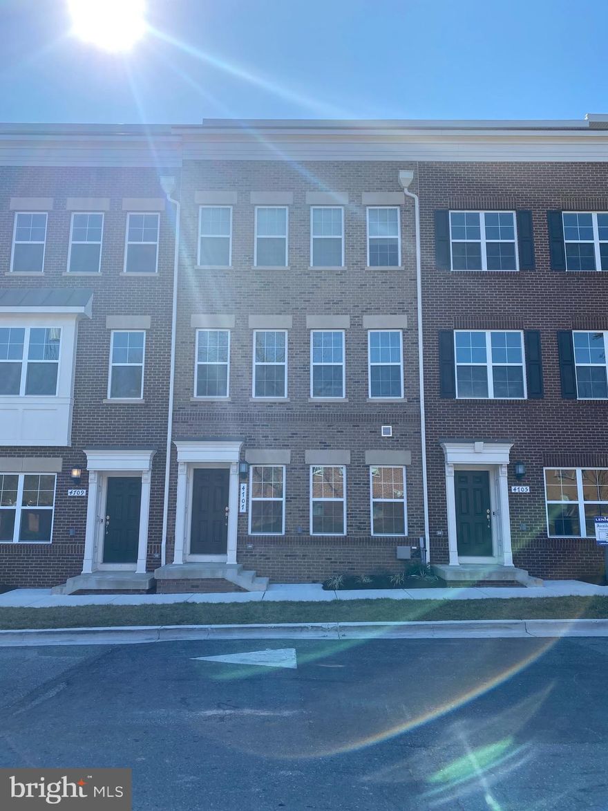 INVESTER ALERT
Welcome to 4761 Cherokee Street in College Park, Maryland, a newer built, move in ready townhouse with four finished levels, five bedrooms, and four and a half baths, offering exceptional space, flexibility, and value. The home features a rear entry two car garage, while the entry level includes a private bedroom with full bath, ideal for guests, a home office, or multigenerational living. The sun filled main level showcases gleaming hardwood floors, soaring ceilings, and an open concept layout perfect for entertaining, highlighted by a gourmet kitchen with an oversized island seating four, GE Profile appliances, abundant cabinetry, a convenient powder room, and access to a rear deck. The third level offers a spacious primary suite with en suite bath, two additional bedrooms, a full hall bath, and bedroom level laundry, while the top floor provides an additional bedroom, full bath, loft space, and access to a private rooftop deck—your retreat in the sky. Additional highlights include gigabit hardwired connections in every room, a fully integrated wireless mesh network, energy efficient smart home features, low HOA fees, and a prestigious Lennar built community. Ideally located minutes from University of Maryland, Greenbelt Metro, major bus lines, I 495, shopping, dining, and entertainment, this property is also an investor’s dream—currently fully leased with a strong rent roll, sale subject to the existing lease through July 31, 2026, with tenant renewal interest, making it perfect for long term investment or housing a UMD student. The home also qualifies for the Live + Work College Park Program, offering up to $20,000 in down payment assistance to eligible buyers, and is ready for immediate closing and move in.