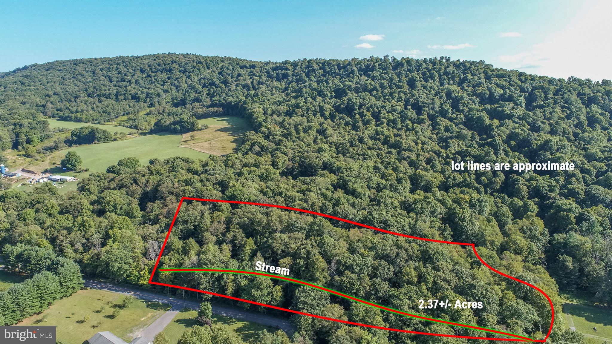 Picturesque 2.37 acre building lot with a mountain stream Ginseng Run and located very close to Wisp ski resort, the Yough River put-in, and the northern end of Deep Creek Lake! A true spot for year-round, four season recreation! Pristine hardwood and pines, easy access drive off a county maintained road, electricity, and approved septic perc!