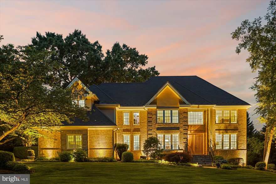 Exquisite custom-built residence nestled on a .85 acre lot in leafy Tilton Valley, boasting about 6,500 sf of quietly elegant space and 5 bedrooms 4 full and 1 half bath. With exceptional indoor and outdoor amenities, to include extensive hardscape, breathtaking twilight lighting, a stone-fringed koi pond highlighted by a serene waterfall, this home beckons you to quiet moments and tranquility.  Gleaming golden oak hardwood ushers you into the grand two-story entrance foyer and continues through the main level.  Deep crown moldings and impressive chair rail trim distinguish the formal living and dining rooms.  The stunning two-story family room with a breathtaking floor to ceiling natural fieldstone fireplace anchors the main level and will accommodate large gatherings comfortably.  It is wide open to both the kitchen and the sunroom.  Imagine a kitchen designed for culinary excellence--- an expansive and luxurious space boasting elegant granite countertops and a suite of appliances to assist your culinary endeavors.  They include a sleek glass cooktop with a down-draft vent, two large wall ovens for ambitious meals, a dishwasher and spacious side-by-side refrigerator.  Abundant, solid oak cabinetry ensures effortless organization, featuring pantry cabinets and a practical built-in desk.  Expansive countertops offer comfortable bar seating , perfect for casual dining or those parties where everyone gathers in the kitchen.  The large breakfast room opens to the screened porch for seamless indoor-outdoor living.  The sunroom is delightful and offers a quiet sunlit space to read or relax... or use it as a second home office, idyllically overlooking the natural beauty of your professionally landscaped garden.  A large home office is thoughtfully situated away from the hubbub of daily life, featuring beautiful built-ins and sconce lighting and crown molding and chair rail trim.  The upper level presents 4 generous bedrooms and 3 full baths, including a true Owner's Retreat. Highlights include a dramatic tray ceiling and 2 enormous walk-in closets.  The spacious sitting room beckons you to relax by the wall of sunny windows overlooking the trees.  The Owner's Bath is truly a spa-inspired retreat, where you can soak your troubles away in the oversize two-person Jacuzzi tub, complete with aeration jets, set in a beautifully tiled surround.  The double bowl vanity enjoys stunning quartz countertops and upgraded fixtures.  Completing the oasis is a large walk-in shower showcasing elegant designer tile work, and a private water closet.  The upper level is completed by 3 ancillary bedrooms, 2 sharing a buddy bath, and one enjoying its own private bath ensuite.  The walkout lower level offers a wealth of flexible space bathed in natural light, thanks to its numerous full-sized windows.  The enormous rec room easily accommodates a wide-screen TV and/or game tables and includes an immersive surround sound system. For guests, a comfortable 5th bedroom with full bath and closet offers an excellent private suite. Two large storage closets, one cedar-lined, and an unfinished storage room complete the space.  The deep tree-lined yard beautifully blurs the line between indoor and outdoor serenity.  Imagine starting your day with coffee on the screened porch and ending it with an evening meal on the private patio, listening to the waterfall by the pond, under the shade of the majestic oak tree.  As evening approaches, subtle landscape lighting lends a glow to your surroundings.  All this, but close to everything!  Updates: 2025 - interior freshly painted; 2025 new water heater;2023 exterior painted; 2023 windows and exterior doors replaced (warranty conveys); 2018 waterfall and koi pond; 2017 installed major landscaping, paver walkway and patio in rear, LED landscape lighting on house and grounds; 2015-siding replaced with Hardie Plank;2013 main level HVAC; 2012 upper level HVAC; 2005 roof replaced with 50 year-rated Duraslate roof. Oakton HS.