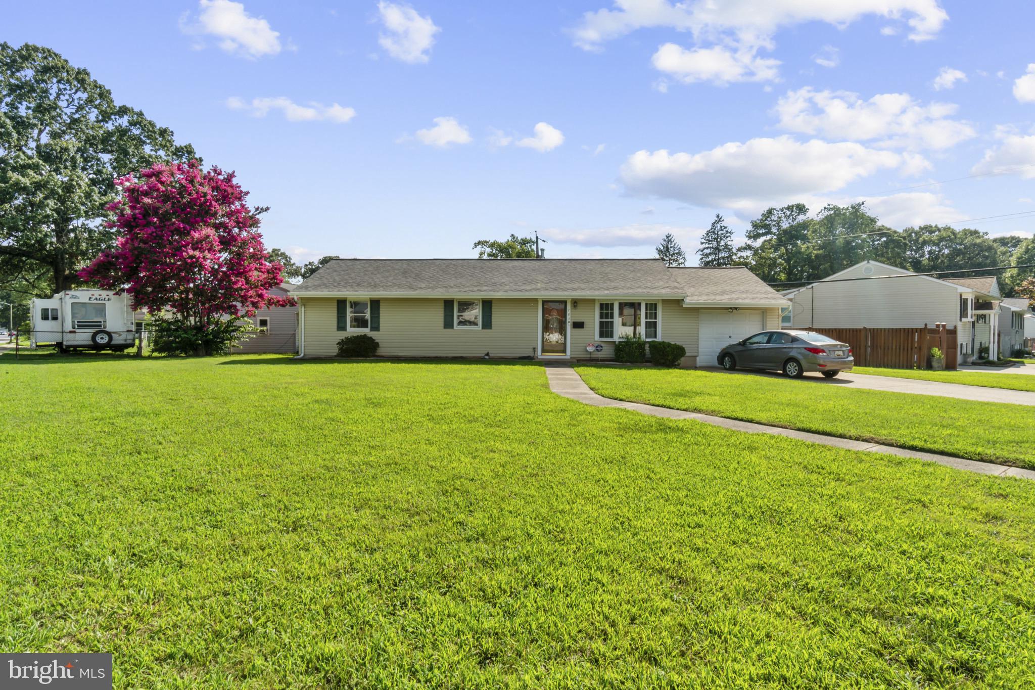 Charming 4-Bed Ranch in Pasadena! Welcome to 763 220th Street – a well-maintained, move-in-ready rancher with 4 bedrooms, 1 full bath, and over 1,100 sq ft of living space! Enjoy an open-concept layout with all brand new carpet flooring, brand new paint, central A/C, and gas heating. The large, fully fenced yard features a shed and parking for 3+ vehicles and garage. Newer roof and HVAC. Located in the Green Haven community and zoned for top-rated Anne Arundel County schools. Convenient to shopping, parks, and water access!