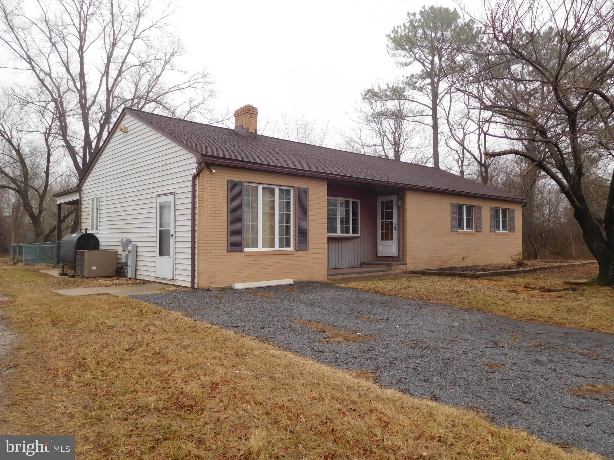 BRAS Zoned property just off Rt 40, good access to Rt 95 and Rt 43. Office 1464sf cent-air +/- plus sun room ;24 x40 shop with 12 ft door and storage yard, modified gross tenant to pay taxes and utilities, landlords lease, public water and sewer
