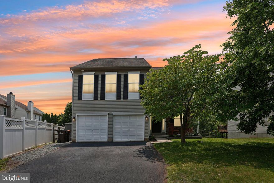 Welcome home to 1112  Cornwallis  Way, an impeccably renovated four‑bedroom, two‑and‑a‑half‑bath residence tucked into a prime, no‑HOA enclave of Perkiomen  Greene and served by top‑ranked Perkiomen Valley schools. Hardwood floors usher you inside, where custom woodworking, handcrafted accent walls, and rich navy cabinetry lend character and elegance at every turn. The foyer flows into the front living room, a secondary lounge, wrapped in custom built‑ins, then on to an inviting formal dining space—perfect for gatherings large and small. The kitchen, fully renovated last summer, is the heart of the home: granite countertops, an island with seating, abundant cabinetry, and a sunny skylight open seamlessly to the dramatic two‑story family room. Here, oversized windows frame tranquil wooded views while a striking navy feature wall and fireplace create a show‑stopping focal point. Newer carpet with a lifetime warranty. Step outside and savor your own private escape—a maintenance‑free composite deck (2021) with a gentle ramp down to a fully fenced yard that backs to preserved woods, ideal for morning coffee, alfresco dinners, and star‑lit entertaining. A stylish powder room (2022), a full laundry room with storage, and direct access to the two‑car garage complete the main level. Upstairs, an expansive landing introduces four spacious bedrooms. Double doors reveal a spectacular freshly painted primary suite with vaulted ceilings, a generous walk‑in closet, and a brand‑new spa‑inspired bath boasting dual vanities and a magazine‑worthy walk‑in shower finished with artisanal blue tile and brushed‑gold fixtures. The hall bath, also renovated in 2024, echoes the home’s modern aesthetic. Two of the secondary bedrooms feature bespoke built‑in bookshelves, while all enjoy distinctive lighting and ample closet space. The lower level offers high ceilings, built‑in shelving, and limitless potential for a future gym, media lounge, or workshop. Practical updates bring peace of mind—newer HVAC (2018) and a water heater installed in May 2023—while thoughtful designer stylings make everyday living a pleasure. Move‑in ready, exquisitely detailed, and perfectly positioned, 1112  Cornwallis  Way is the Perkiomen  Greene gem you’ve been waiting for—schedule your private tour today and experience its unparalleled blend of craftsmanship, comfort, and style. Schedule your private tour today and start living the lifestyle you’ve imagined.