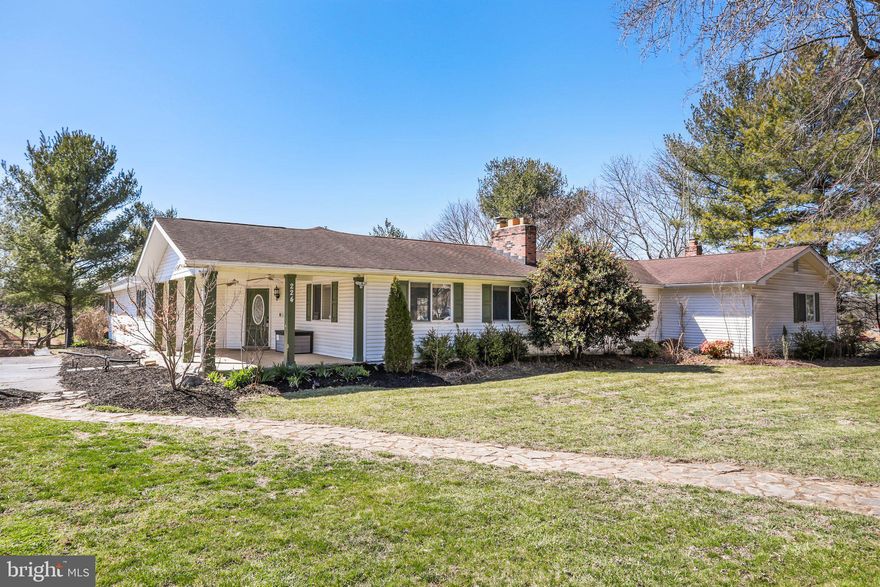 The outside will deceive you!!  This home is huge inside!!  Looking for Spacious living?  This home offers Deluxe space, A Game Room, Theatre Room, Second Living Space, Large Gathering Room, Main Level Primary Bedroom with Luxury Bath and massive closet, Large Dining Room,  two Laundry Rooms,  2 gas fireplaces, a pellet stove, tile and laminate floors, 3 garage bays and space great for workshop area, a yard perfect for the gardener,  large deck, no HOA, easy access for commuters.  Schedule your appt before it sells, the opportunities here are endless.