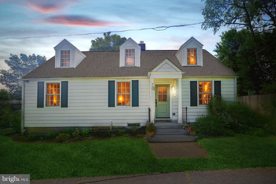Charming in-town 4BR 2.5BA 1900 sq ft SFH located at the end of a dead end street with main level living and fenced private rear yard! Walk to everything Purcellville has to offer! The home is graced with hardwood flooring  throughout the main and upper levels. The majority of windows have been replaced in 2025 and are under warranty. No HOA, fully remodeled in 2021. And from 2018-19 all systems were upgraded to include electrical, plumbing, HVAC, roof, hardwood flooring throughout, interior and exterior paint kitchen, baths, recessed lighting.  New basement waterproofing system with new sump pump and crawl space encapsulation 2022. This full dormered cape features a main level MBR & a MBA with an oversized tiled shower stall with glass door and a double sink vanity with granite counters. There is a 2nd main level BR or office and a 1/2 bath with quartz counter top. Upper level provides two more spacious BRs sharing a large full bathroom with dual vanities. The home is tucked back on a dead end lane, on almost a 1/2 acre, private, fenced, rear lot. Sit on the back porch sipping morning coffee or enjoying a sunset with a glass of wine with family or friends. Bright, light-filled eat-in kitchen with galley style workspace, cherry cabinets, under counter lighting, granite countertops, double sink, a convection/microwave oven and a wall of windows looking out onto the bucolic rear yard. The natural light filled LR has plenty of space for entertaining. The staircase off the LR has handsome direct set balusters ascending to the 2nd floor level which opens into a good size hall with dormer and room for a desk or craft table. The 2nd full bath has tile floor, 2 separate vanity sinks and a tub/shower.  There is plenty of room in the fenced backyard for gardens, play areas, and room for pets too! The paver patio off the covered back porch is a great space for entertaining under the W Loudoun stars. This home's walkability score is off the charts! Walk to Purcellville schools, Firemans Field, restaurants, parades, festivals, shops and the WO&D hike bike horse trails. Also close to the jewel of the west--Franklin Park (fun family pool, sports fields, performance barn, frisbee golf, equestrian trails, fishing pond, pickle ball, tennis, and hockey courts). Close to Sleeters Lake for picnics, boating and fishing. Spend weekends at the numerous wineries and breweries. Excellent commuter, city, town and Dulles Airport access. Less than a mile to the bus stops, less than 5 miles to commuter parking lots, close to Rte 7, The Dulles Greenway and Dulles International Airport. Why not live in the vibe that is everything Western Loudoun? Secure this unparalleled quality of life before it's gone!