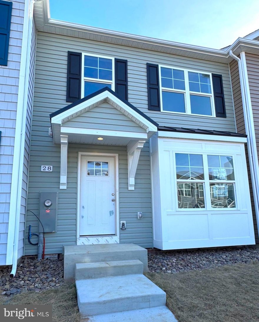 Under Construction, End of year delivery....  3 bedroom, 2.5 bath 2-Story town home featuring spacious room sizes, luxury vinyl plank flooring in main living areas, Bump out in main level family room, and kitchen with island, granite countertops, and pantry.  The Primary Bedroom has vaulted ceiling, walk in closet and full bath with double vanity and tile shower w/ glass door.   Natural gas heating, 10x12 Rear concrete patio included and builder pays 3% closing assistance for owner occupants with use of preferred lenders.