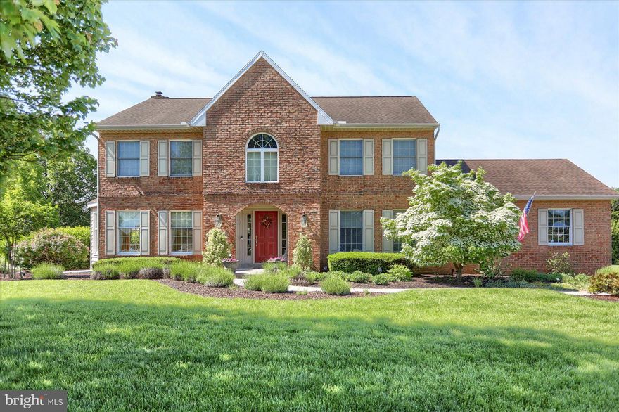 Welcome to this gorgeous 2 story home situated on one of the larger lots in this well sought after community of Green Lane Manor. This lovely impeccable Mumper built home boasting over 3200 sq ft. plus an additional family room and screened in porch addition. This 4 bedroom 2 1/2 bath home is filled with some wonderful features. Upon entering you'll be greeted by an inviting open foyer adorned with hardwood, crown molding, chair rail with a grand open staircase. The living room exudes elegance with hardwood, French doors, built ins on both sides. Formal dining room with hardwood, wainscoting, crown molding and plenty of natural light.   Check out this kitchen a real chef's delight featuring new cherry cabinetry, new appliances, granite counters, breakfast bar with expansive island for food preparation, 42 inch Thermador six burner stove with 2 ovens, griddle, stainless thermador  hood and plenty of recessed lighting throughout.
Wait and see this beautiful well designed paver patio with a brick pizza oven and lighted waterfalls. The mature landscaping provides both a privacy and tranquility perfect place for entertaining or unwind after a long day. The basement is partially finish adding addition living space perfect for gatherings and relaxation.  Attached oversized 2 car garage with off street parking. All of this is conveniently located near shopping, dining, major highways. 
 Don't miss the opportunity to see your forever home.