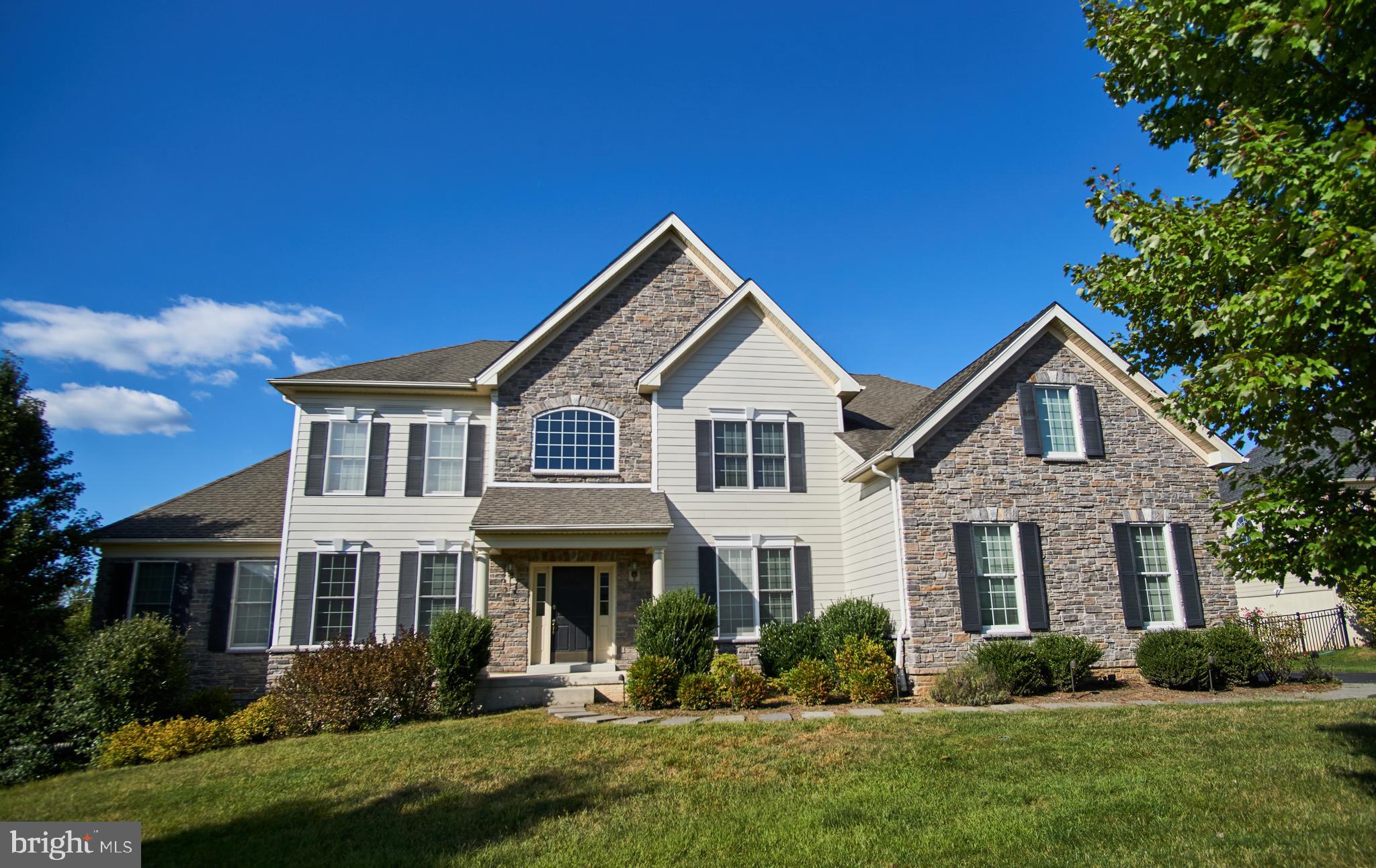 Welcome to this sophisticated manor home in desirable Estates at Chadds Ford. This home offers timeless classic features blended with a modern floor plan perfect for current lifestyles. Enter into the dramatic 2-story Foyer and you will be impressed by the elegant curved staircase, warm hardwood flooring, and extensive moldings throughout. Substantial upgrades enhance the main level including the spacious Dining Room, formal Living Room, and an inviting Family Room with vaulted ceiling and gas fireplace sure to be a favorite gathering spot. The extended Gourmet Kitchen offers granite counters, large island workspace, and stainless-steel appliances. Kitchen also features extended eating area with vaulted ceiling, skylight, and sliders to rear deck. The 1st floor also includes a stunning Conservatory w/3 walls of windows and vaulted ceiling, a well-appointed Office /Study w/built-ins, convenient laundry room, and central Powder Room. Take the dramatic curved staircase leading the 2nd floor and you will be impressed with the fine quality of the Master Retreat featuring cozy Sitting Room leading into the Master Bedroom w/ spacious walk-in closet. Master Bath includes soaking tub, separate shower, and dual vanities. Additionally, a Princess suite & two nicely sized additional bedrooms with a jack & jill bath complete the upper level. The Full Walk-out, Daylight Basement w/rough-in plumbing make it very easy for future finishing to your imagination! This home has a lot to offer with its many beautiful upgrades and its location in the heart of Chadds Ford.