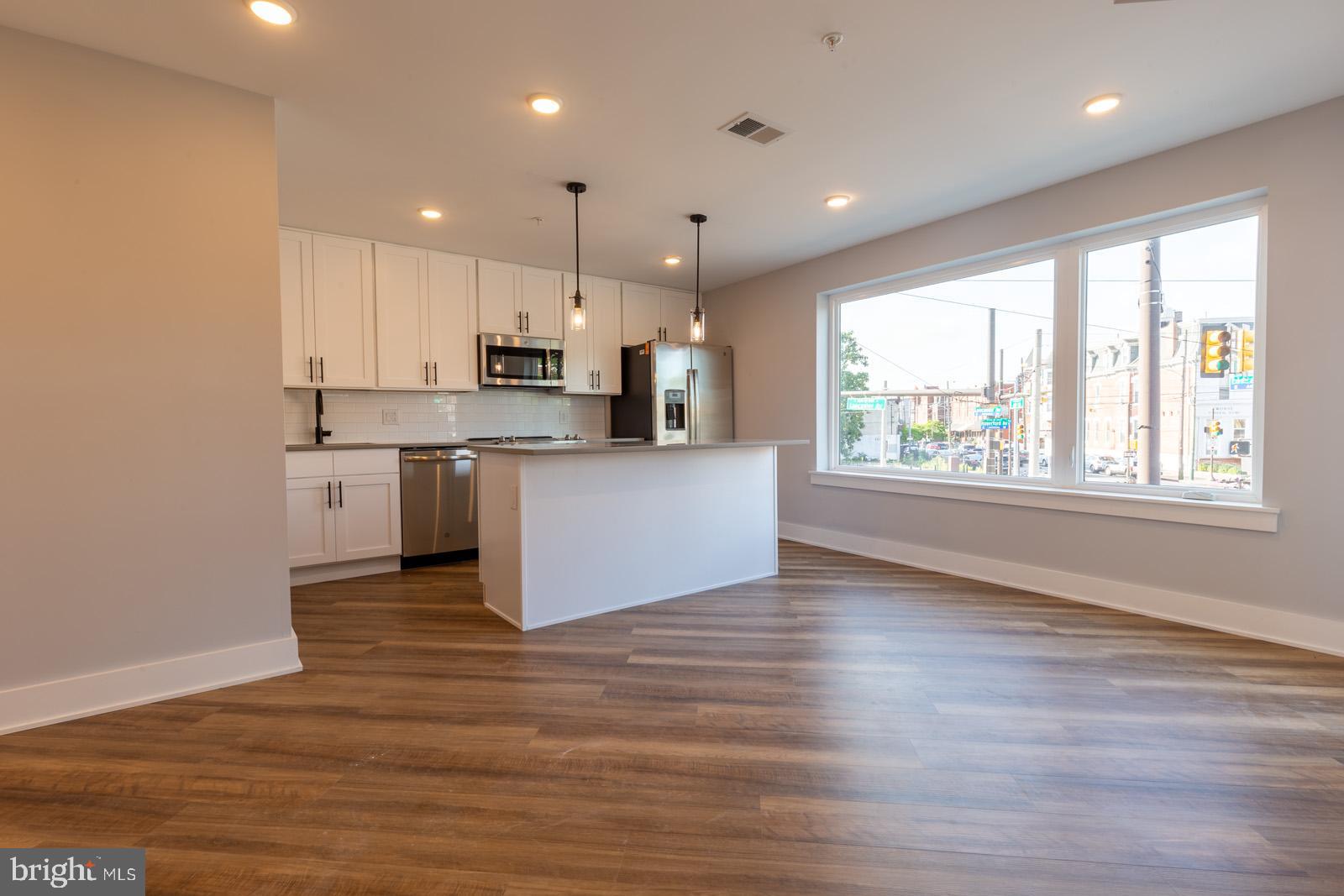 Available NOW:
Welcome to 3965 Lancaster Ave #201! Enjoy central air, in-unit laundry, and an intercom system in this 2 bedroom, 1 bathroom apartment. The open floor plan features laminate floors, recessed lighting, and large windows that fill the space with natural light. A modern kitchen offers white shaker cabinets, subway tile backsplash, stainless steel appliances, and an island with counter seating. You’ll also love the Jack & Jill balcony, custom closet storage, and a stylish bathroom with slate tile and a fully tiled shower.
Lease Terms:
Generally, 1st month, 12th month, and 1 month security deposit due at, or prior to, lease signing. Other terms may be required by Landlord. $55 application fee per applicant. Pets are conditional on owner's approval and may require an additional fee, if accepted. (Generally, $500/dog and $250/cat). Tenants responsible for: electricity, cable/internet, and a $40/month flat water fee. Landlord Requirements: Applicants to make 3x the monthly rent in verifiable net income, credit history to be considered (i.e. no active collections), no evictions within the past 4 years, and must have a verifiable rental history with on-time rental payments. Exceptions to this criteria may exist under the law and will be considered.