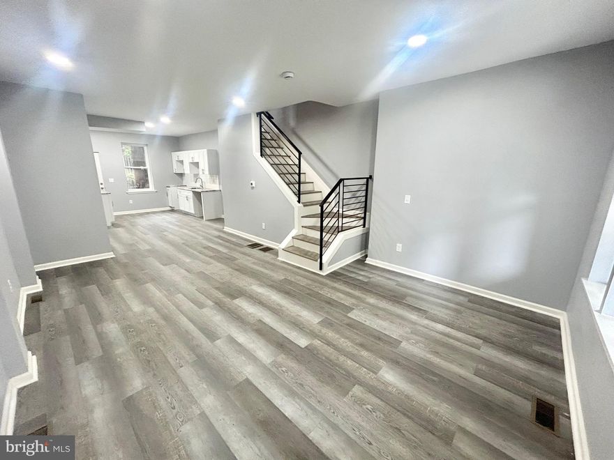 Live at 6052 Delancey St, located near Fairmount Park! This newly renovated home features 3 spacious bedrooms and 1.5 brand-new bathrooms with gorgeous subway tile. The kitchen boasts new white shaker cabinets, ample cabinet and counter space, and brand-new stainless steel appliances installed before move-in. The rooms are bright and open, with plenty of storage space and windows that allow abundant natural light. The bedrooms are generously sized, featuring large closets and large windows. Additional highlights include a backyard, a porch, and all-new stainless steel appliances. Enjoy modern living in this beautifully rehabbed home.