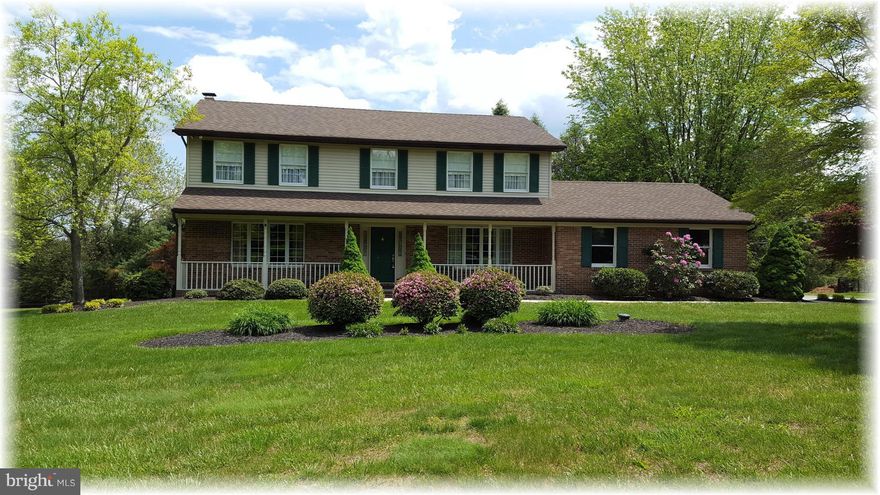 Sited on a "Picture Perfect" .74 ac. lot w/gentle slopes for max. enjoyment, this updated & well-maintained colonial w/4BRs, 2 1/2 baths offers 3 finished levels w/a huge L.L. rec. room that walks up to the yard & provides the comfort of a brick w/b insert. Updates include HVAC, kitchen, baths, roofing, gutters, s/s appliances, Silestone counters, 6-panel doors, well pump, carpeting & so much more