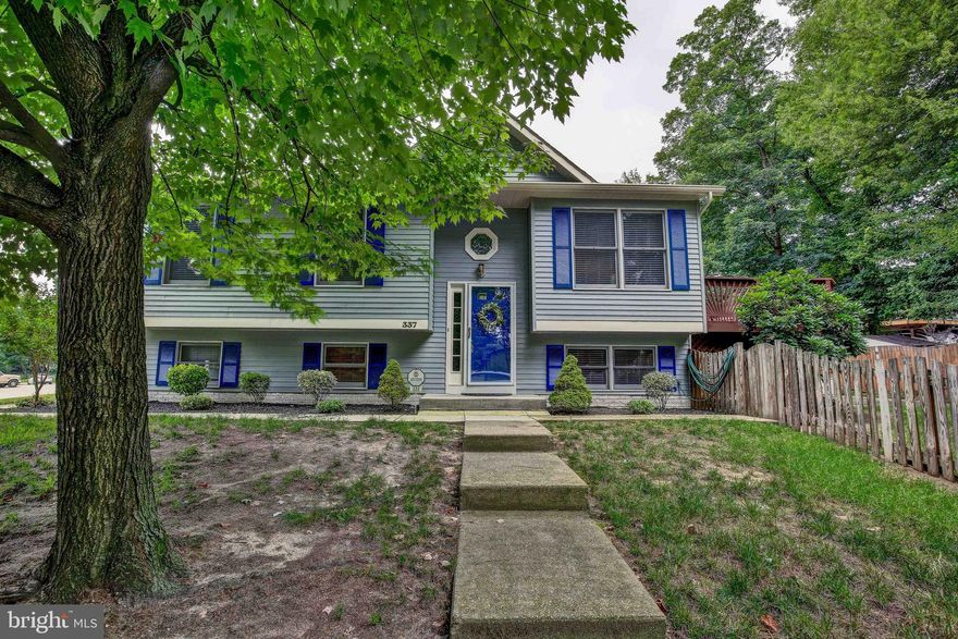 Beautiful 4 bedroom, 3 full bathroom split foyer is move in ready! Hardwood floors, and lots of updates. The roof, kitchen, HVAC and HWH all new in 2016. Fresh paint throughout! Granite countertops, stainless steel appliances, and gas stove. The outside boasts a LARGE deck, and fully fenced yard with storage shed. Conveniently located to BWI airport and all major routes! Come see this one today!