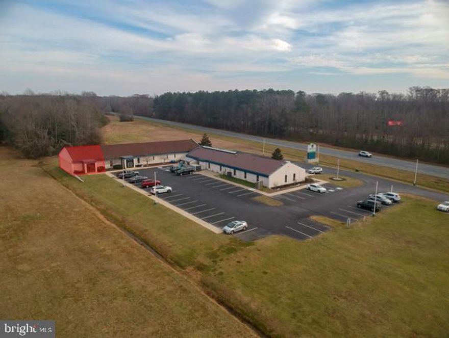 A clean, spacious, and updated office space featuring 9-foot ceilings, 6 offices, a lounge area, room for a kitchenette, and bathroom. This office space is perfect for a small business that has employees from Ocean City and Salisbury, as this is located halfway between each destination in Willards, Maryland. The 1,200 Square Foot of office space is connected to a well established business, so there is plenty of parking here for employees and clients.

Office space is separately metered from rest of the building.