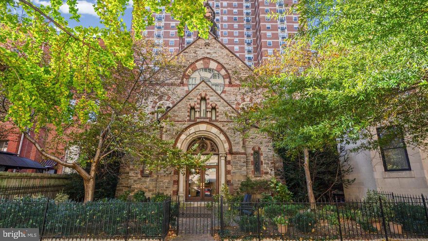 Own a piece of Baltimore history in this stunning three-level condo in the heart of Mount Vernon. This beautifully designed home features 2 bedrooms, 2.5 baths, and a versatile loft space that can serve as a home office, reading nook, or den.

Showcasing dramatic arched stained glass windows, high ceilings, and a private brick terrace off the guest suite, every detail blends timeless charm with modern comfort.

Located just steps from the University of Baltimore, Maryland Institute College of Art, and the Meyerhoff Symphony Hall, this home offers the best of city living with art, culture, and convenience all at your doorstep.