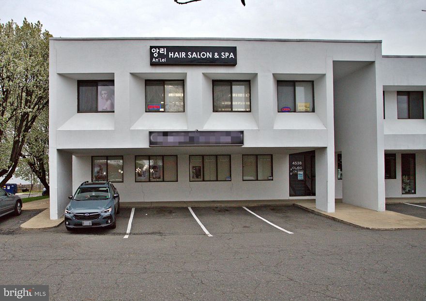 Commercial Property and Turnkey Hair Salon Business for Sale in Prime Annandale, VA Location. Don’t miss this rare opportunity to own a commercial building and thriving turnkey business in the heart of Annandale, Virginia! This exceptional listing includes both the commercial real estate and a successful, fully operational hair salon with an established, loyal client base. Perfect for investors or owner-operators seeking a profitable, ready-to-go business, this opportunity offers immediate income potential in a high-visibility, high-traffic area. All salon equipment and fixtures currently in use will convey in as-is condition. Condo fee: $520 per month, includes water and trash service. The unit is on the 2nd floor.
Located in a desirable Annandale location, this commercial property offers prime access to major roads, abundant parking, and strong local demographics. Take advantage of this unique chance to own a valuable Annandale commercial space and a well-established salon business. Act fast—opportunities like this don't last long! Contact us today for more information or to schedule a private showing.