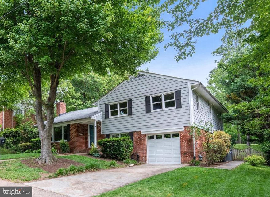 Beautiful, renovated rental home is situated on a huge 16,500 sf (0.38 acre!) lot with a very large private fenced backyard. It is located on a quiet street within the school boundaries and walking distance to Discovery, Williamsburg and Yorktown. Entering the main level, the foyer leads into a spacious living room with a fireplace and separate dining room. There are hardwood floors throughout the main and upper levels. The family room, with a cathedral ceiling, views to the backyard and a gas fireplace, opens out onto a large patio. The kitchen, in the center of the main level, has pocket doors at both entrances, as well as a pass through window with views to the backyard. Six steps up from the main level are four bedrooms and two full bathrooms, including a primary suite with a wall of windows overlooking the backyard, a built in bookcase and an en-suite bathroom. The lower level has a bedroom, full bath and ground level walkout to a patio. Through the laundry room is the entrance to the garage and the recreation room, which is perfect for relaxing, watching tv or as an exercise room.  Available August 20, 2023.