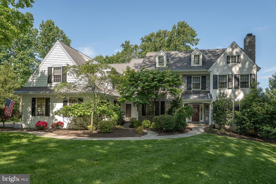 Nestled on a quiet, wooded, professionally landscaped property, 385 Bodine Road is a classic Ann Capron designed center hall colonial, offering 6 bedrooms, 4 baths with fabulous walk-out lower level. Front to back entrance features graceful, curved staircase highlighting the superior finishes of builder Kurt Wolter. A generously sized dining room invites entertaining, while fireside living room opens to private corner study with glass doors providing a quiet retreat. Stylish kitchen featuring a Bosch cooktop, wine cooler, new refrigerator, new double oven and separate coffee bar flows into the most warm and comfortable family room.  Beamed ceiling, lovely stone fireplace and large window of natural light provides a comfortable space for family gatherings. The new sliding door offers access to a large Timbertech deck with entertaining space while the fabulous screened porch is a perfect spot to enjoy peaceful morning coffee. The extra large (840 sq feet) 3 car garage is a dream!  Epoxy floor, high ceiling with bike lift, utility tub and total wall of convenient built-in cabinets for organized storage including a butcher block style 15 foot workbench.  Best I've ever seen!  Charming main stairway lead to splendid primary suite with sitting room, double walk-in closets and lovely bright bathroom with whirlpool tub and double vanities.  Another bedroom is ensuite, while the others share a jack and jill hall bath. The lower level is amazing!  There is a full wall of windows offering an abundance of natural light, the 6th bedroom with spacious custom closet and full modern bath, separate gym with mirrored walls and rubber elephant bark flooring, granite kitchen/bar with under cabinet lighting, dishwasher, ice maker and bar sized refrigerator, comfortable area for viewing your favorite movie with surround sound, pool table, sitting wall, darts and wine tasting table.  Wait until you hear the whole house indoor/outdoor sound system with speakers in the family room, office, porch, lower level and pool area.  Outside is impressive!  Enjoy the fire pit and relaxing heated swim spa ringed in Asian sand stone surrounded by in ground natural gas Tiki torches. Imagine yourself on a warm evening when the torches are lit, pool is bubbling with colored lights, and music is playing…..it's magical!!  Enjoy the luxury of nearby TE schools, shopping and transportation including the airport. This lovingly cared for exceptional home is a rare combination of gracious living with a fun, pub style lower level.  You will love living here!!