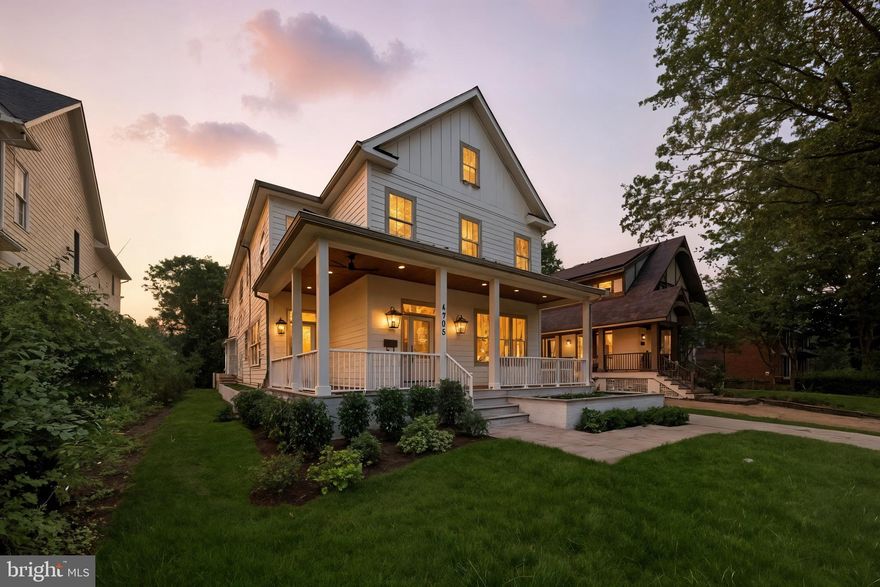 Another amazing home built by ASA Builders - asabuildersllc dot com! Welcome to 4705 (Home) & 4707 25th St. N (ADU), a new construction that seamlessly blends sophisticated elegance w/modern luxury. This home offers 7 BR, 6.5 BA, & over 6,400 sqft. of meticulously designed living space across 3 finished levels. With an ADU above the garage, complete w/its own kitchenette & full bath. From the moment you approach, the inviting front porch welcomes you to relax & enjoy the tranquil atmosphere, setting the tone for the opulence within. Enter through the foyer, where high ceilings & windows flood the space w/natural light, highlighting the custom craftsmanship throughout. The elegant floor plan is complemented by white oak hrwd floors, crown molding, & attention to detail that defines every inch of this exquisite home. The formal living room offers the perfect space for entertaining, featuring a marble-surround gas fireplace & coffered ceilings. Adjacent, the dining room, w/picture frame molding, coffered ceiling, & a stunning chandelier. The chef’s kitchen is a true masterpiece, boasting spacious island, marble countertops & backsplash, custom light oak cabinetry, polished nickel hardware, & top-of-the-line SS appliances, including a 48-inch gas range & 48-inch built-in refrigerator. A butler’s pantry, complete w/a prep sink, custom shelving, & checker marble floor. Adjacent to the kitchen, the breakfast area opens to a spacious rear deck, perfect for dining. The family room, centered around a marble gas fireplace, is both inviting & grand, offering a cozy yet elegant atmosphere. The main level also features a private bedroom suite w/glass French doors, offering both luxury & seclusion. With an ensuite bath & a separate entrance from the front porch, this suite is perfect for guests or multigenerational living. A well-appointed powder room completes the level. Ascend the staircase to the upper level, where custom picture-frame molding guides you to the owner’s suite — a true retreat. With windows that fill the room w/light, a marble gas fireplace, & private access to a secluded deck, this space is both peaceful & stunning. The spa-like ensuite bath is nothing short of exceptional, featuring dual vanities, a freestanding soaking tub, & a custom-designed shower w/2 showerheads & a handheld. Walk-in closets provide ample storage, w/custom shelving & built-in cabinetry to keep everything organized in style. The upper level is completed by 3 additional spacious bedrooms, each w/ample closet space & access to beautifully finished bathrooms. 2 of the bedrooms share a Jack-&-Jill bath, while the 3rd enjoys its own ensuite. Every detail has been carefully curated to provide comfort & luxury in every corner of the home. The upper level is completed by a stylish laundry room, thoughtfully designed with a full-size washer and dryer, custom built-in cabinetry for ample storage, & a convenient countertop ideal for folding, sorting, &  organizing everyday essentials. The fully finished lower level is an entertainer’s dream, offering a sprawling recreation room w/ample space for relaxation & fun. A full wet bar adds an extra touch of convenience, making it perfect for hosting family & friends. The lower level also features a private bedroom, full bath, & direct access to the rear yard, enhancing the home’s already impressive functionality. But the real jewel of this estate is the accessory dwelling unit (ADU) located above the garage (EV charger). Fully self-contained, this space includes a kitchenette, full bath, & dedicated electrical panel, HVAC system & hot water heater. Whether used for guests, an au pair, or as a private office, the ADU offers the utmost in convenience & flexibility. Mins from dining, shopping, & entertainment in Clarendon & Ballston, w/excellent public transportation options nearby, including East Falls Church & Ballston Metro stations. Quick access to I66 & GW Pkwy!