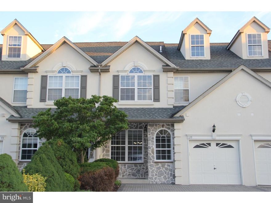 Absolutely gorgeous inside and out. Don't miss out on this beautiful middle unit townhouse in the popular Center Point Farms neighborhood in picturesque Worcester Twp.(Methacton Schools) The Seller has put so many upgrades into the home and it shows. The 1st floor offers beautiful hardwood floors leading into the gorgeous kitchen. The kitchen includes new 42" cabinets, granite counter tops, large deep sink, tile back splash, new stainless steel appliances , oversized center island, new lighting, pantry & separate breakfast area. The 1st floor also offers the two story living room with hardwood flooring and all open floor plan, double sided gas fireplace, office-study with gas fireplace & hardwood floors, formal dining room with hardwood floors & the lovely sun room leading to the rear deck. The 2nd floor offers two guest bedrooms, laundry area, updated hall bathroom with tile shower, new vanity, lighting, and fixtures plus the large master suite. The master suite includes the walk in closets, sitting area and one of the most beautiful bathrooms you will ever see. The upgraded vanities, new faucets & sinks, tile flooring, separate tub, oversized tile shower with seamless doors and seat. The finished third floor with 4th bedroom and full bath. You will love the semi-finished basement, entertainment area, exercise area & full storage room. The back deck offers a wonderful setting backing to trees and terrific views, along with steps to grade. Center Point Farms is a wonderful development that offers the use of the tennis court, exercise room, playground and has a gated front entrance. This home has dual zone heating and air-conditioning for high efficiency and comfort.