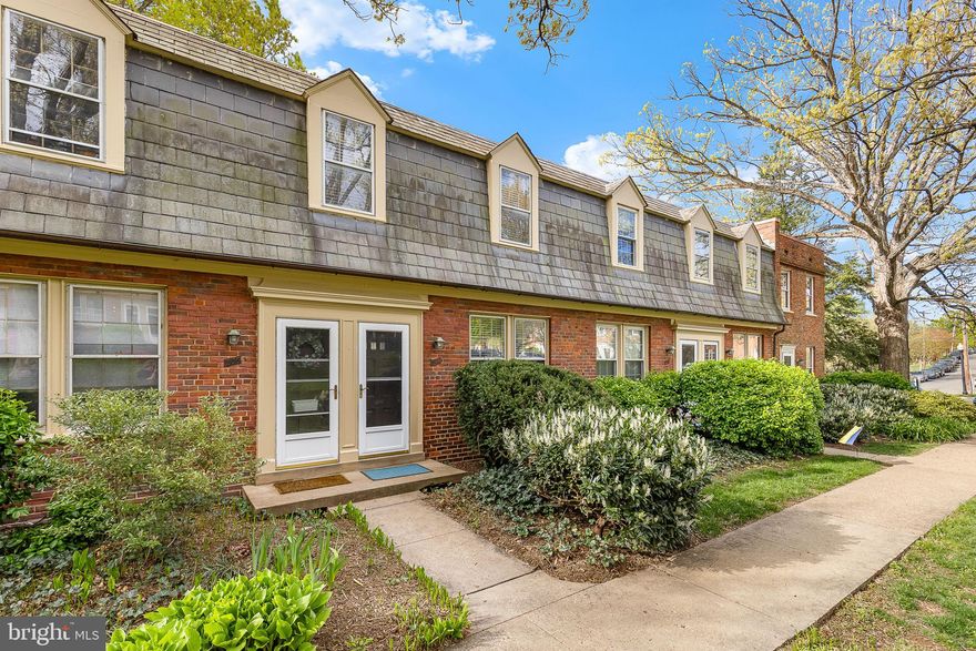Come see this beautifully updated two-level, IB/1BA brick townhouse nestled in the highly sought after 
Arlington Village community!  Recently refreshed in April 2025, this charming 800 sq. ft. home features an 
updated bathroom with vanity, plumbing, lighting and accessories.  The entire unit features new window 
treatments and has been freshly painted throughout and includes all new luxury vinyl plank flooring on the first floor.  The upper hardwood floors gleam after being refurbished. The kitchen boasts all new appliances along with new white soft-close cabinets and spacious countertops.  You’ll love the new regular sized stackable washer and dryer and 40-gallon hot water heater too!  Directly off the kitchen you will enjoy a refurbished deck overlooking a pretty courtyard, ideal for get-togethers on many summer evenings.