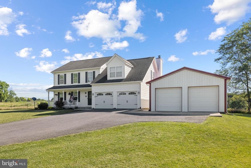 This charming colonial home features a recently upgraded kitchen, complete with modern appliances, sleek countertops, and ample cabinetry, making it a true chef's delight. The interior has been freshly painted in neutral tones, creating a bright and inviting atmosphere throughout. Additionally, new flooring has been installed and updated bathrooms, add a touch of elegance and ensure a move-in ready experience for the new homeowners. The sprawling yard is unrestricted and perfect for outdoor activities, along with two spacious garages for an abundance of storage. The beautiful back deck offers an ideal spot for relaxation and entertaining, making it the excellent retreat for any homeowner.