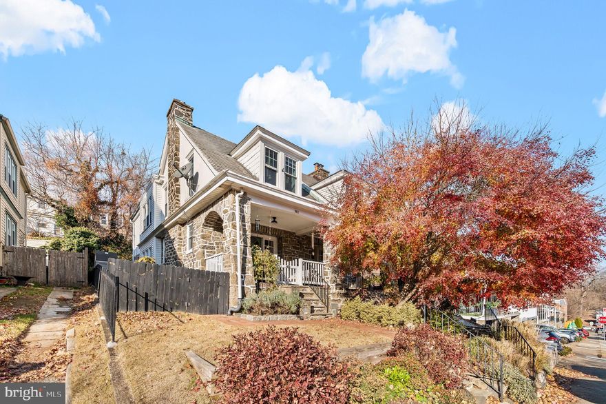 Welcome to 562 Monastery Avenue, located on a beautiful tree-lined block in Roxborough! This charming three-bedroom, one-bath stone twin is sure to impress from the moment you arrive. The lovely covered front porch is the perfect spot to unwind with a cup of coffee, watching the seasons change. Step inside to a spacious and inviting living room where the stone wood-burning fireplace, flanked by large windows, serves as the room's focal point. Gorgeous hardwood floors flow seamlessly into the dining room. 
Just beyond the dining area, you'll find the heart of the home: a spacious, eat-in kitchen that's ideal for both cooking and entertaining. This kitchen is a chef's dream, featuring a central island, stainless steel appliances, and maple Shaker-style cabinets. The exposed brick wall adds character and completes this modern yet timeless look. Step outside to the beautifully fenced-in backyard, a true oasis. The space features a tastefully designed hardscaped patio, perfect for relaxing or entertaining, surrounded by lush landscaping and vibrant perennials that bloom throughout the seasons. Plus, there's a shed for additional storage.
Upstairs, the home continues to impress with beautiful bamboo hardwood floors that flow through the hallway and into the three generously sized bedrooms. The sun-filled primary bedroom is a peaceful retreat, offering an abundance of storage, a ceiling fan, and a cozy nook that's perfect for reading or relaxing. The two additional bedrooms are also well-sized, with ample closet space. All three bedrooms share a bright, updated hall bathroom featuring tile flooring, a tub, and shower with a modern vanity offering plenty of storage.
The home also offers an large basement that provides ample storage space and houses the laundry area. This home is ideally located within walking distance to everything you need—shopping, dining, public transportation, and the renowned Wissahickon Park. The park offers miles of scenic trails for jogging, biking, or hiking, making it a nature lover’s dream. Local favorites like Dalessandro’s, Hilltown, and Main St. Manayunk are just a short stroll away. Don't miss the opportunity to experience this beautiful property—schedule a showing today!