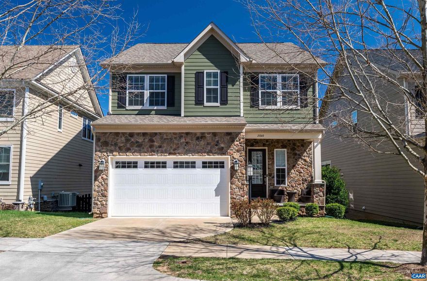 An exceptionally light filled detached home with 5 bedrooms and 3.5 bathrooms within walking distance of Hollymead Town Center! Since it was built in 2019, this beautiful home has been well maintained. The house looks like it was just built. Warm and durable LVP floors greet you as you enter the main level of the home. Upon entering the great room and kitchen area, you'll find plenty of space to entertain family and friends. The kitchen features granite countertops, white cabinets, a gas range, and a oversized island with seating. In the screened-in porch, you can enjoy your morning coffee or host gatherings. There is plenty of storage in the 2-car garage and basement. In addition to the spacious master bedroom, there are three other large bedrooms on the second level. Fully finished basement with recreation room, guest bedroom, and bathroom. Great for guests or office use. This low maintenance community is conveniently located near Target, Harris Teeter, Starbucks, and Kohls in Hollymead town center. A few minutes from CHO airport, NGIC, and 15 minutes from UVA and downtown Charlottesville. It is ready for the next owner to move right in and enjoy! Open house this Saturday 23rd 2-4pm!