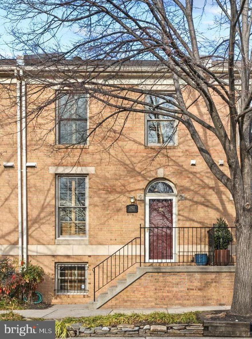 Located in the highly sought-after Canton Square community, this classic brick townhome sits just steps from the waterfront promenade, O’Donnell Square,  shops, dining, & entertainment that make Canton one of Baltimore’s most desirable neighborhoods.  Enjoy water views from your front steps & experience true city living at its finest.   Many improvements have been done throughout showing pride of ownership!  Recent updates & renovations include a new roof (2025), HVAC air unit (2025), tankless water heater (2025), washer & dryer (2025), wine refrigerator (2025), garbage disposal (2025), smoke alarms (2025), kitchen sink faucet (2025), refrigerator (2024), cook top & oven (2024), dishwasher (2024), patio fence updated on two sides (2024), basement & stair carpeting (2023), & full kitchen renovation (2020).  Beautifully maintained & thoughtfully designed, this three-level home offers a flexible floor plan with 2–3 spacious bedrooms & 3.5 bathrooms.  On the main level, gleaming hardwood floors & an inviting living & dining area create the perfect atmosphere for entertaining, anchored by a wood-burning fireplace & wet bar with wine fridge.  The gourmet  kitchen is a standout, featuring granite countertops, expansive island for extra cooking space, custom tile backsplash & Kitchen Aid/Fisher Paykel stainless steel appliances.  French doors open to a fully fenced private patio offering an ideal setting for summer cookouts, gatherings with family & outdoor relaxation. The upper level features a primary bedroom with walk-in closet & a second  bedroom with vaulted ceilings & each complete with a private bath.  Other features include two skylights, hardwood flooring, office nook &  laundry area. The finished lower level adds even more versatility with a full bath, wood burning fireplace &  wet bar—perfect as a third bedroom, guest suite, home office, or media room.  There is also a dedicated  storage room.  Parking is effortless with assigned off-street parking (spot #99).  Convenient to major commuter routes such as I-95 &  I-83.  Also located just minutes from Fells Point, Harbor East, Inner Harbor, Johns Hopkins, Stadiums & more.  THIS IS A MUST SEE!.