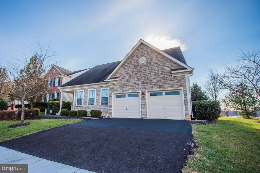 Beautiful former model home at 'The Lakes at Martinsburg'. Three bedrooms and four full baths with large master bedrooms on  both main and upper levels. Newly refinished hardwood floors on main level. Kitchen boasts corian counter tops and SS appliances. Main level laundry.  Huge family room on lower level with full bath. Rear patio. Great commuter location to Hagerstown and Frederick, MD.