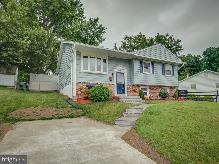Beautifully renovated 4 bedrooms, 3 full baths Split foyer SFH. Featuring  floors, ceramic titles, fresh paint, 42  kitchen cabinets, granite top, with SS appliances. Basement with room, full bath and living room and laundry room and walkout. . Fenced backyard, Shed.  Convenient Location, close to DC, Metro, Walker Mill Regional Park,  and 495