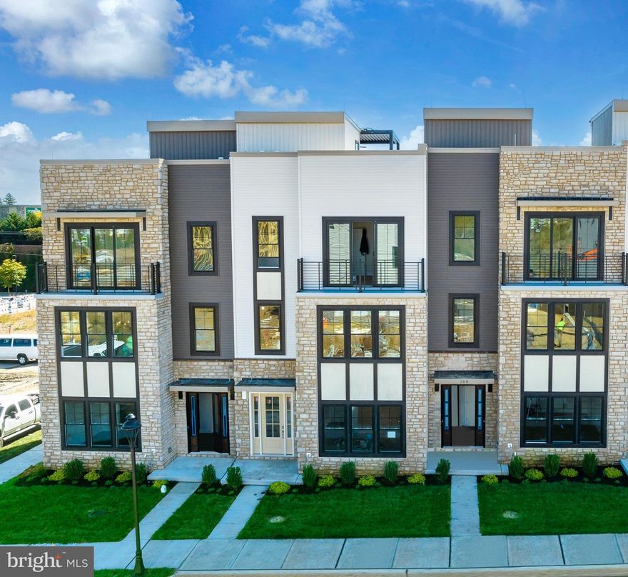 MODEL HOME Step into the embrace of this enchanting 3-bedroom, 3.5-bathroom end unit townhome, poised for completion and eagerly awaiting your arrival in end of summer 2024. This year, treat yourself to an extraordinary gift – a pristine, low-maintenance haven bathed in natural light.

Nestled within the vibrant community of The Towns at Newtown Walk, this end unit home gleams like a precious gem, boasting an exceptional floor plan adored by our residents. Upon entry into the foyer on the first level, you'll be enveloped in the space's radiant charm. Designed for your convenience, this level features a handy coat closet, a flexible guest bedroom or office space, and a full bathroom. The rear 2-car garage and spacious 2-car driveway offer ample parking and convenient access.

Ascending to the primary living level, prepare to be enchanted by the natural light cascading through numerous windows, accentuating the already lofty 10-foot ceilings and the expansive layout. The kitchen, aglow with sunlight, commands attention with its 42" soft-close cabinets, gleaming quartz countertops, a magnificent island, stainless steel appliances, and dazzling hardwood floors. Hosting guests becomes a delight in the luminous dining area, while relaxation beckons in the spacious living area, complete with a cozy gas fireplace.

The sun-drenched primary bedroom easily accommodates a king-sized bed, dresser, and nightstands, with generous space in the expansive walk-in closet for your wardrobe and shoe collection. Unwind in the ensuite bathroom, where natural light dances upon the walk-in shower with a bench, the private water closet, and the double vanity.

A hallway with laundry facilities leads to a second large bedroom with an ensuite bath. However, the true treasure of this remarkable home awaits – the rooftop terrace, surrounded by windows that bathe the space in radiant light. Imagine savoring your morning coffee as the sun rises or enjoying al fresco dinners with loved ones. This space even allows for planter gardening and the potential for a fireplace or BBQ area.

Being an end unit, this townhome is adorned with extra windows, ensuring an abundance of natural light from every angle. The Towns at Newtown Walk offers a final opportunity to join the thriving Ellis Preserve community. With easy access to major roadways, the airport, the train station, and Routes 252 and 3, your daily commute is effortless.

Don't miss the chance to claim this exceptional, well-lit, and contemporary 3-bedroom, 3.5-bathroom townhome as your new sanctuary!