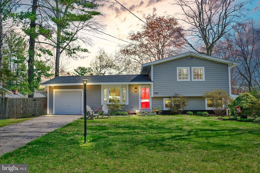 Welcome to 8103 Kane Court, a thoughtfully designed and meticulously maintained home centered in Fort Hunt Alexandria. This is not your average split-level home; it exudes professionally planned, like-new quality both inside and out! This exceptional property boasts bright, natural light that accentuates the soaring ceiling, fresh paint and hickory hardwood floors. 

The attention to detail is evident throughout, with tailor-made features including upgraded systems and fresh cosmetics. This single family presents a custom home office with built-ins and pocket door, offering a perfect space for remote work or study. The permitted garage and great room addition seamlessly blend function and comfort, featuring a gas fireplace and mini-split temperature control for added convenience. The renovated kitchen highlights cabinets with glass doors, stainless steel appliances, neutral backsplash and gorgeous granite countertops. Across from the kitchen is a central dining area for enjoying home cooked meals. You’ll rest well in one of three bedrooms on the upper level situated next to the remodeled full bath. Downstairs is the den/fourth bedroom, second full bath and a useful laundry room.

The property's quality extends outside, with a hardy board exterior, new roof and windows,  a fenced flat backyard complete with a patio, play set, playhouse and a generous storage shed. 

This home is located in the desirable Waynewood school district and is just minutes away from Old Town Alexandria, DC, Fort Belvoir, the Pentagon and Mount Vernon. For nature enthusiasts, the scenic George Washington Parkway and Fort Hunt Park are nearby, offering the ideal escape into nature.

Upgrades: New Kitchen 2018*Great Room w/ Fireplace Addition 2022*New Main Bath 2019*New Lower Level Bath 2020*New Shed w/ Bike Storage 2020*New Hickory Hardwood Flooring, Baseboards, Trim & Crown Molding 2020-2022*New Solid Wood 6 Panel Doors 2020-2022*Upgraded Electrical Service & Break Box 2022*All New Windows 2021*New Lighting & Hardware Fixtures 2021*New Garage 2019*Regraded Backyard & Landscaping 2023*New Patio 2023*New Hardy Board Siding, Soffits & Trim 2022*New Roof 2022*New A/C 2020 (approx)*Upstairs Landing Halfwall, Railings & Stairs 2023*Basement Storage Area Concrete Floor & Drainage 2020*Built-In Custom Home Office 2023*4th Bedroom/Den & Closets 2019*New Kitchen 2018*Great Room w/ FP Addition 2022* New Main Bath 2019*New LL Bath 2020