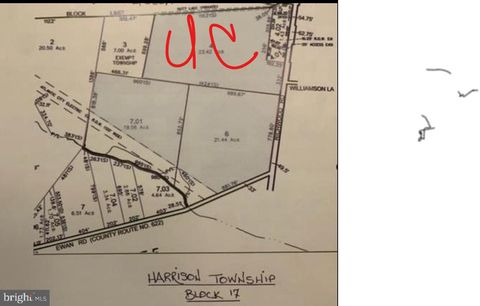Vacant Land For Sale - B. 17 L.6&7.01 Richwood Road<br/> Gloucester County, MULLICA HILL, NJ 08062