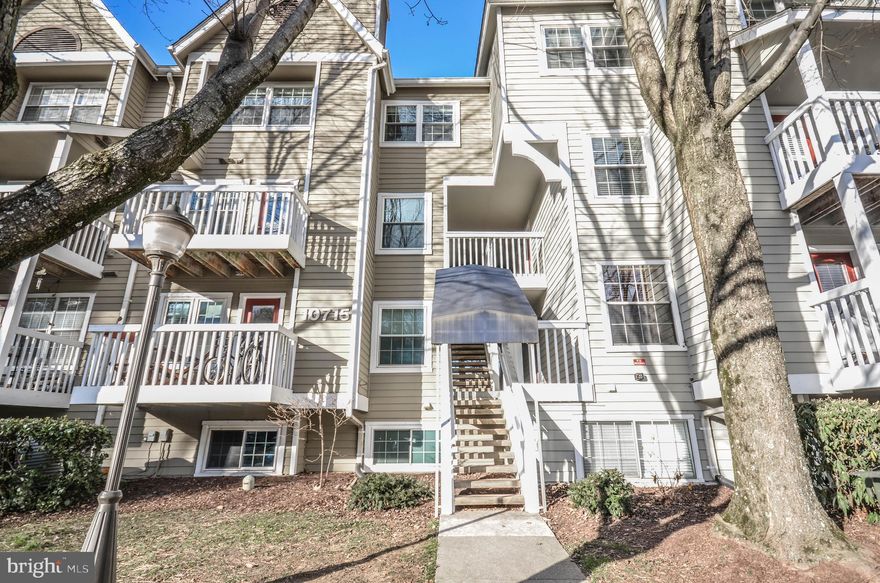 Updated 2 level, 2 bedroom/2 full bathroom condo in The Gables on Tuckerman Community.  Open floor plan, main level with gleaming hardwood floors and cozy wood burning fireplace in the living/dining room, with a French door leading out to your private balcony, overlooking an open and serene common area.  The kitchen boasts stainless steel appliances, granite countertops, upgraded cabinets and recessed lighting.  The bedroom level features a spacious master suite with a  walk-in closet and private full bathroom with newer vanity and tub.  Completing this level is another good sized bedroom with custom built-ins, a walk-in closet, and a full hall bathroom.  In unit Washer/dryer.  Water is included in rent.  This community is conveniently located close to 270,  495, and near Grosvenor & White Flint Metro Stations, near Pike & Rose and plenty of shops & restaurants.  Clubhouse, fitness center, racquetball court, tennis court, and outdoor swimming pool are just a few of the great amenities that The Gables has to offer.